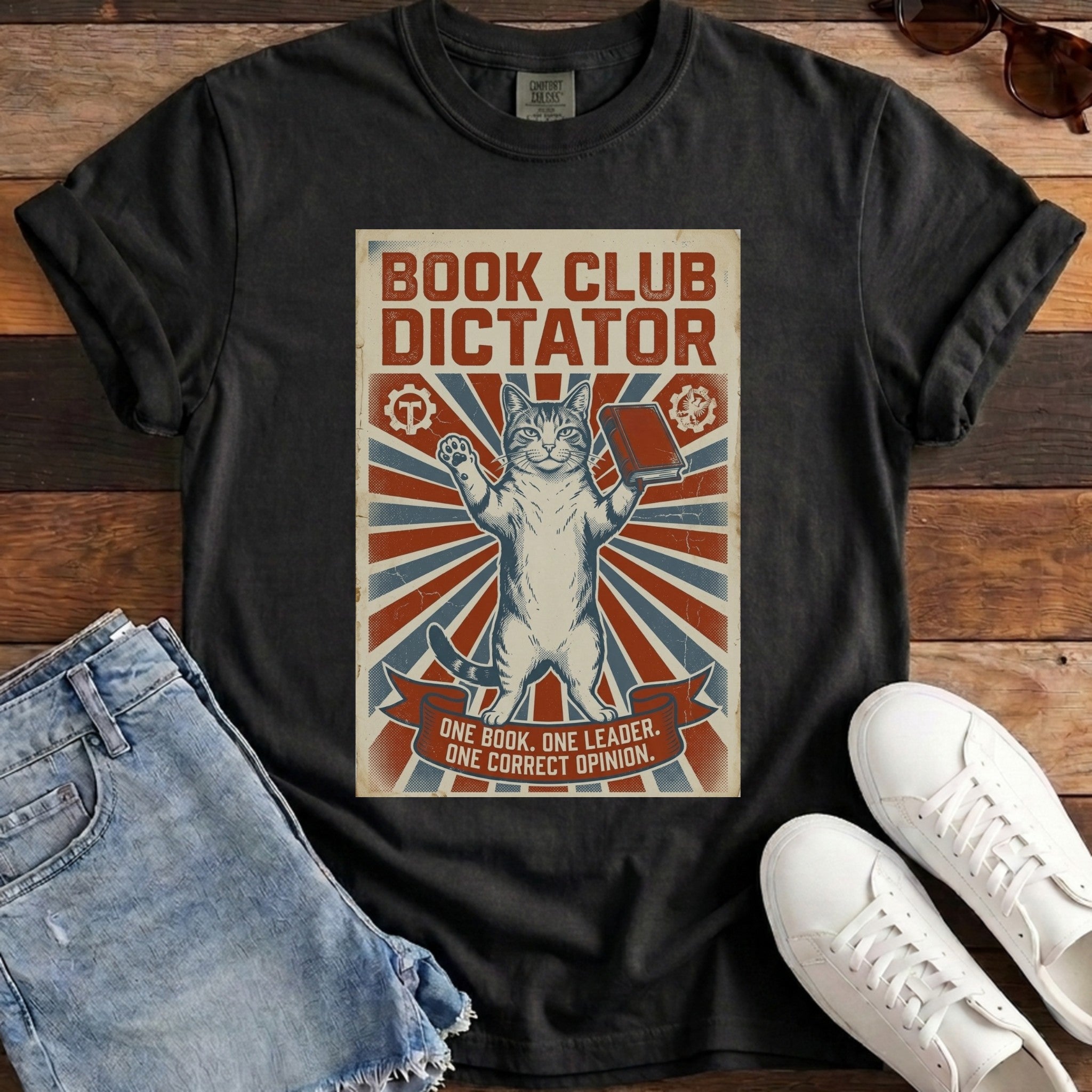 Book Club Dictator Tee - Black