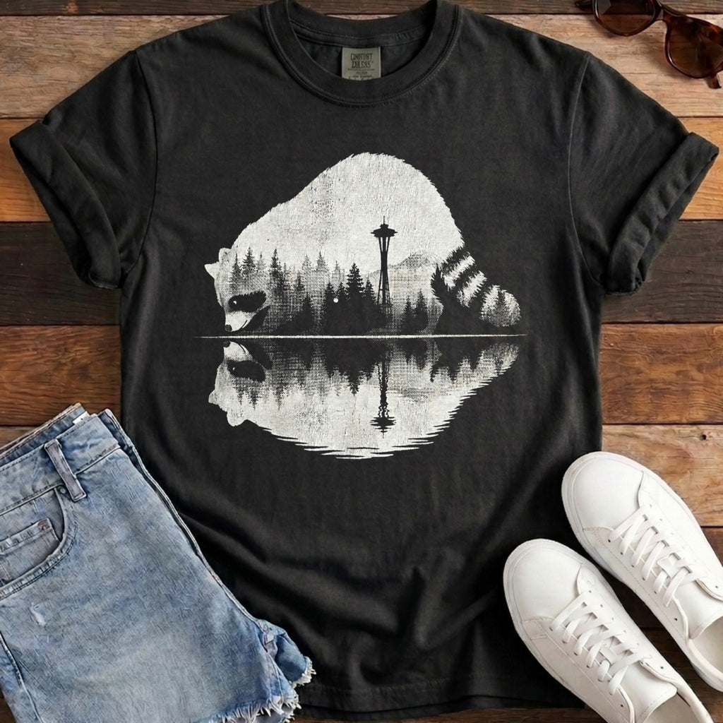 Raccoon Reflection Tee