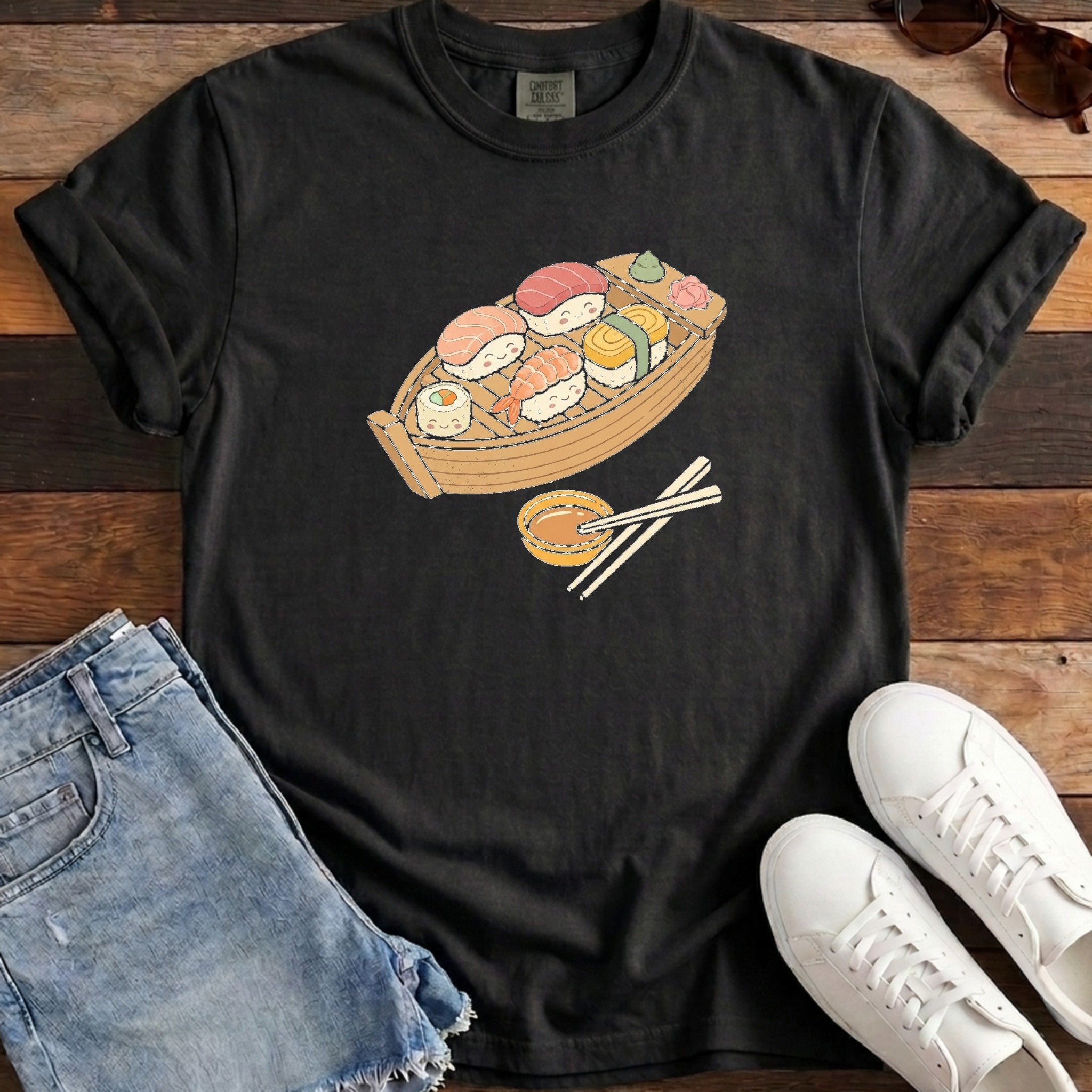 Sushi Boat Crew Tee