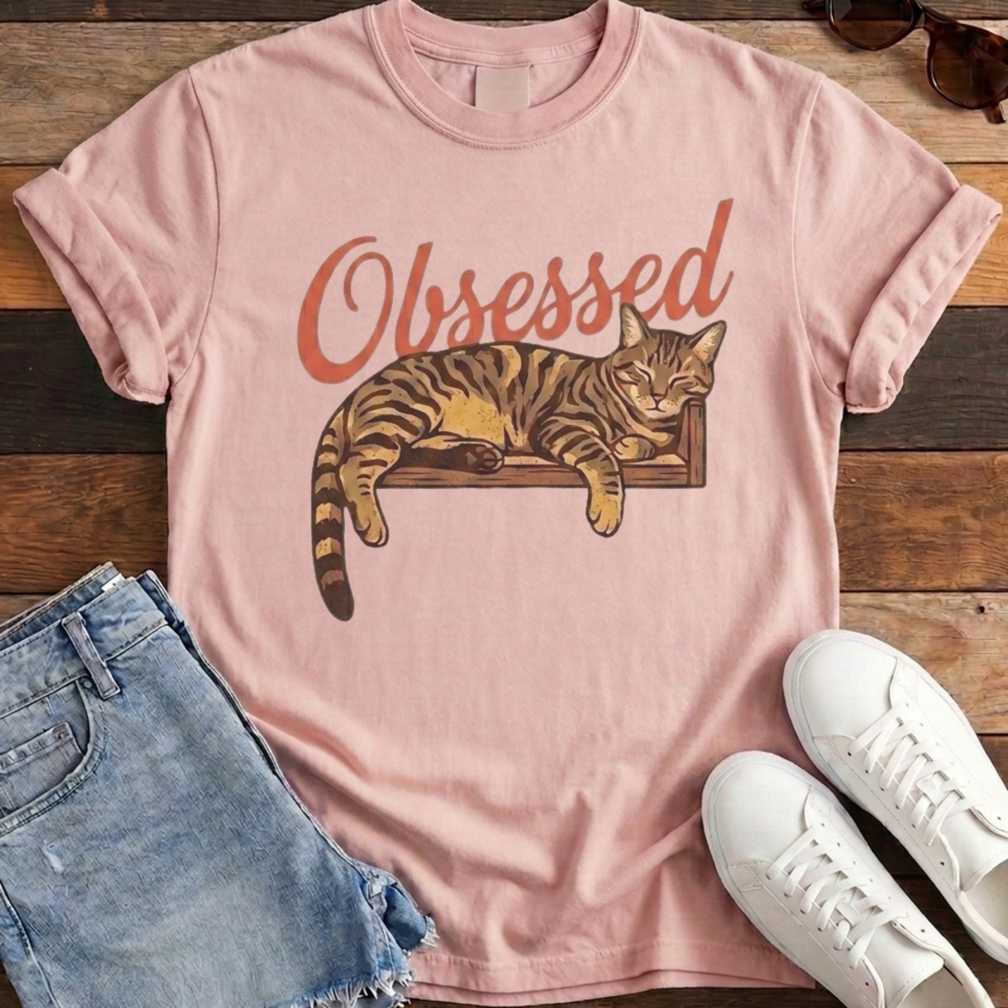 Obsessed Cat Tee