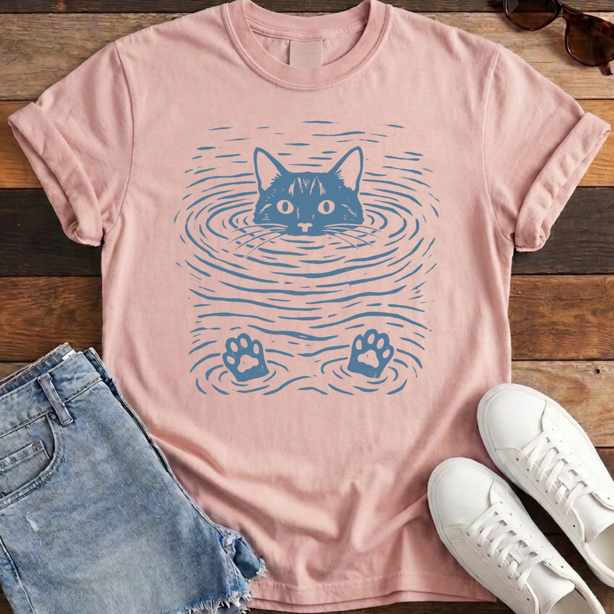 Water Cat Tee