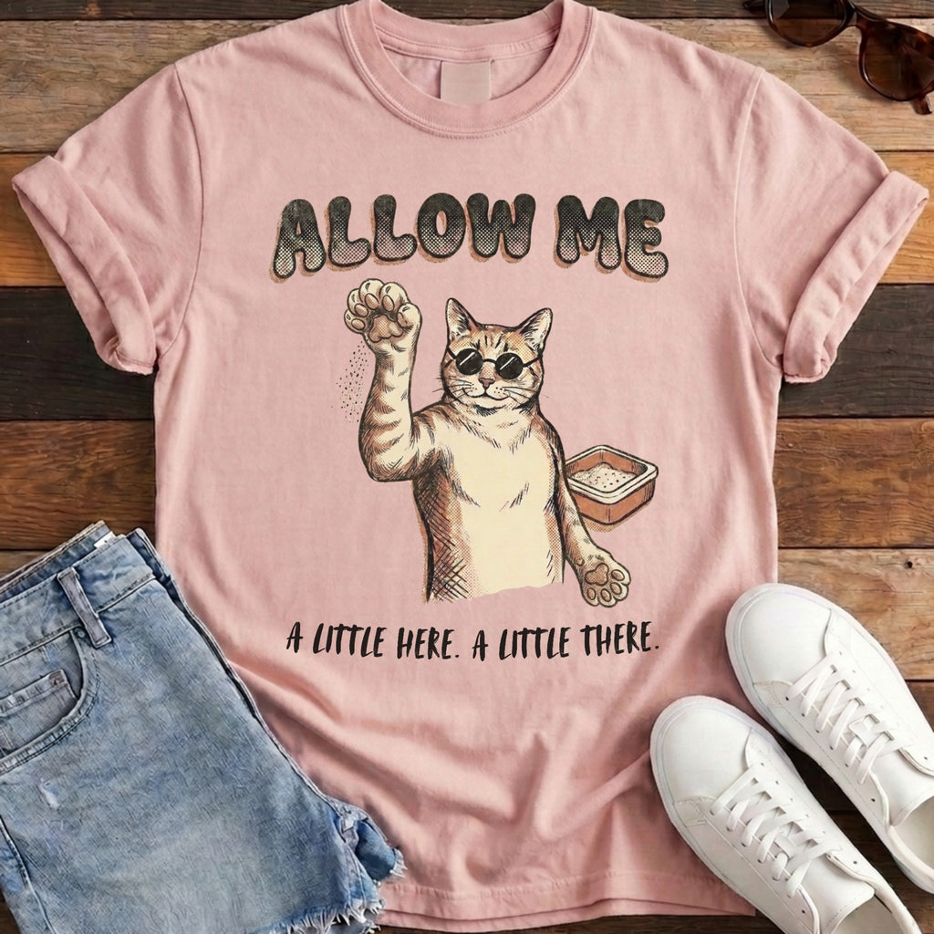 Allow Me Cat Tee - Blossom