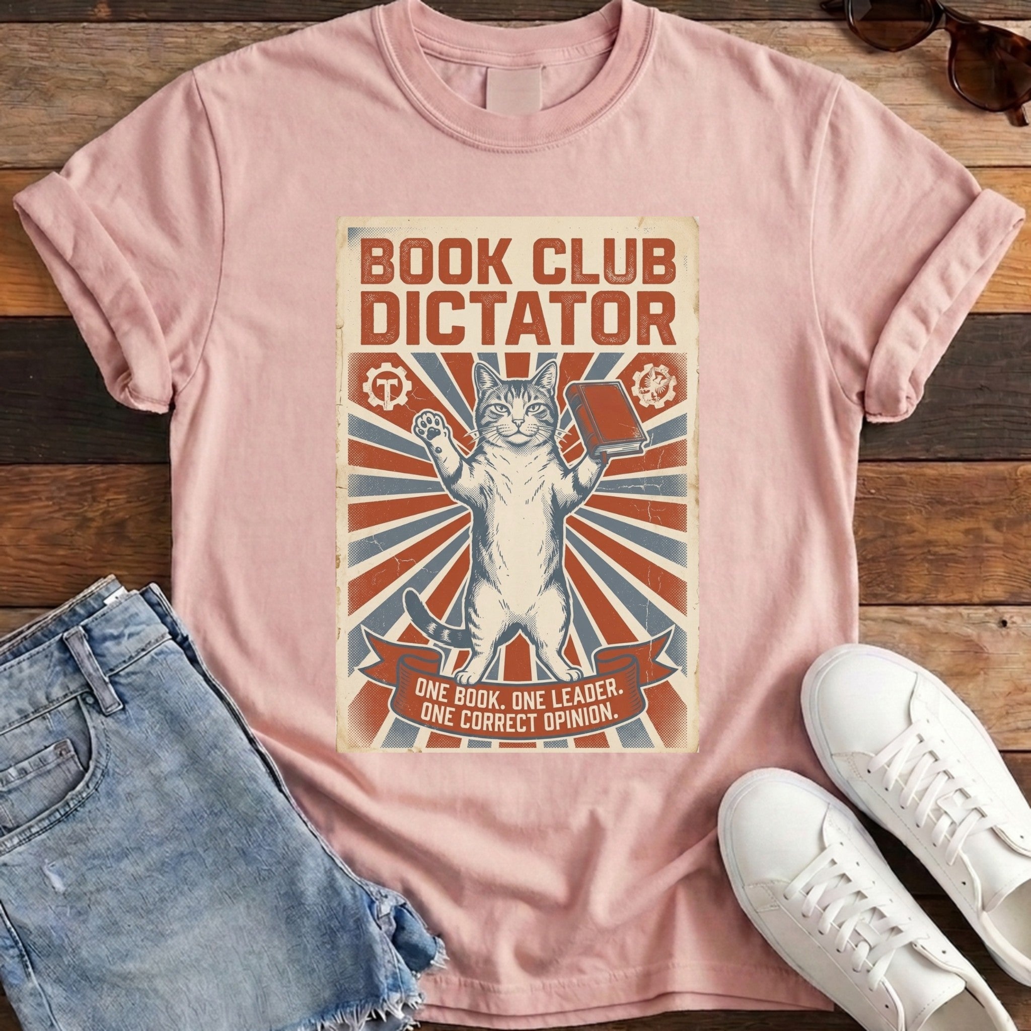 Book Club Dictator Tee - Blossom