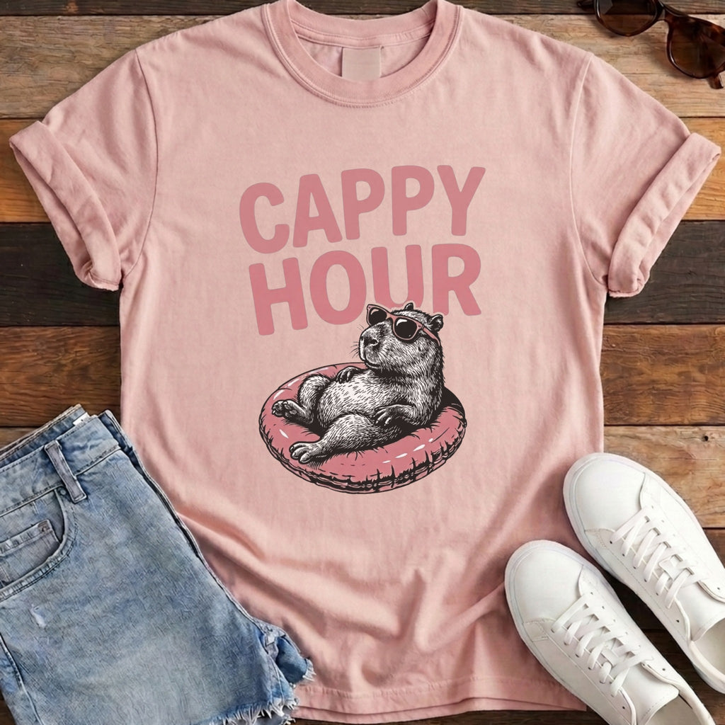 Cappy Hour Tee - Blossom