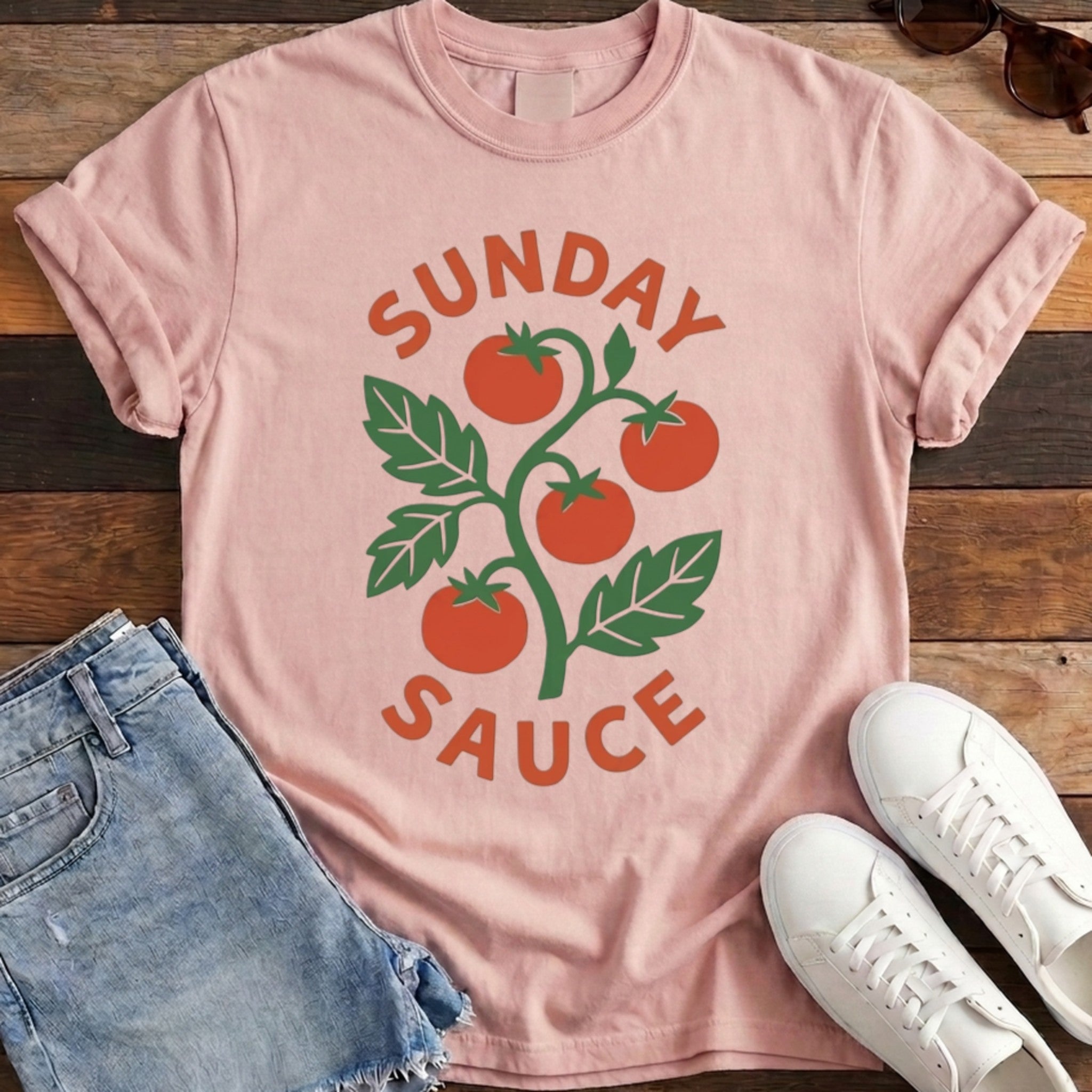 Sunday Sauce Tee - Blossom
