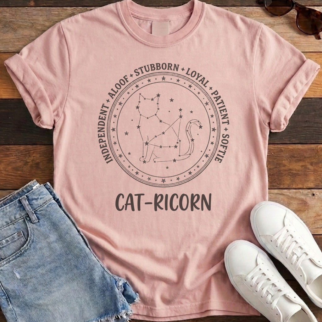 Cat-ricorn Tee - Blossom