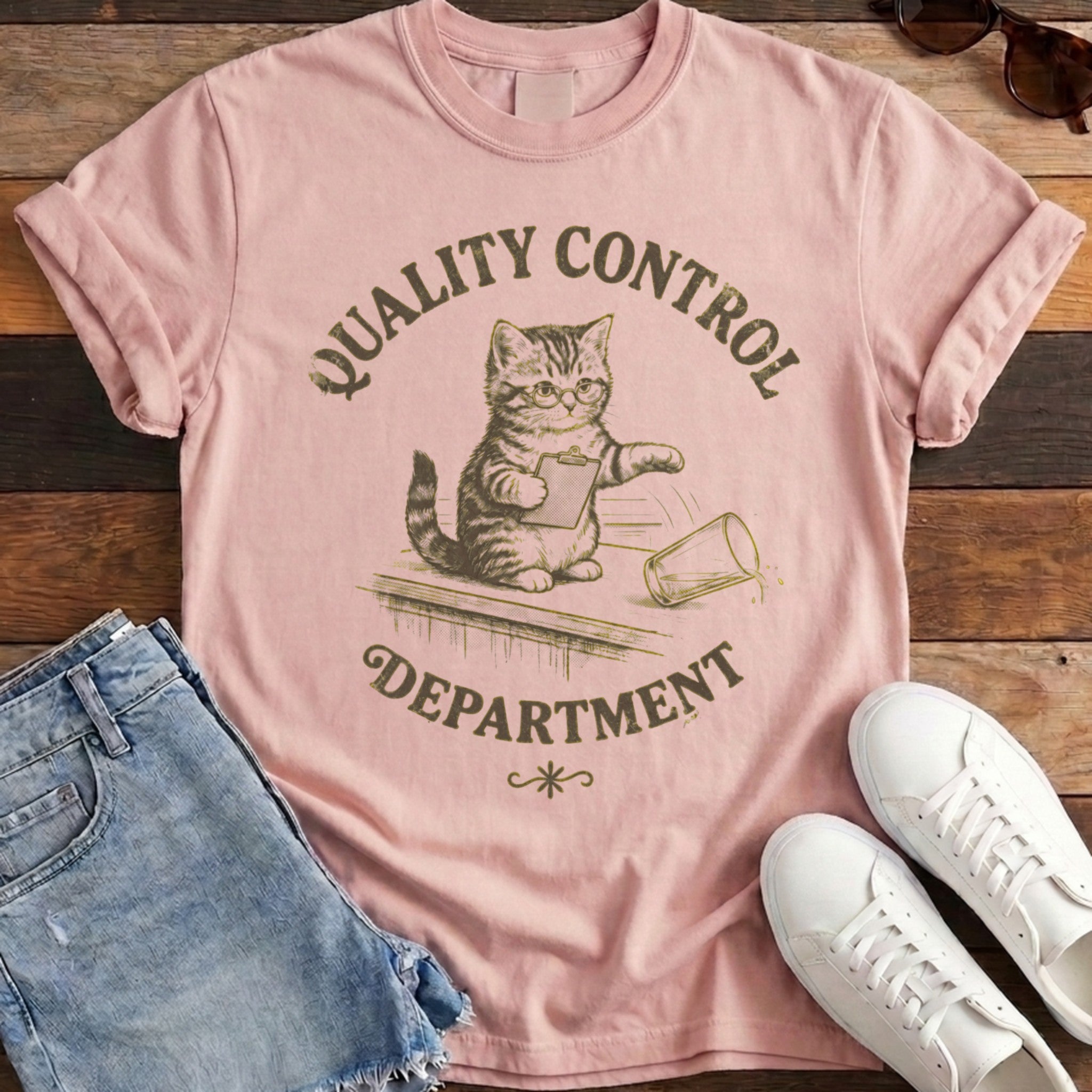 Quality Control Tee - Blossom