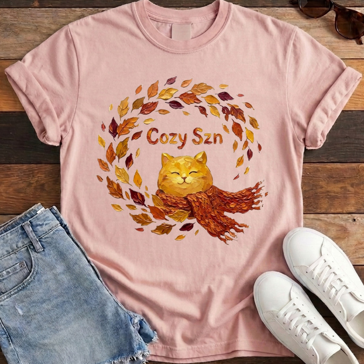 Cozy Szn Cat Tee