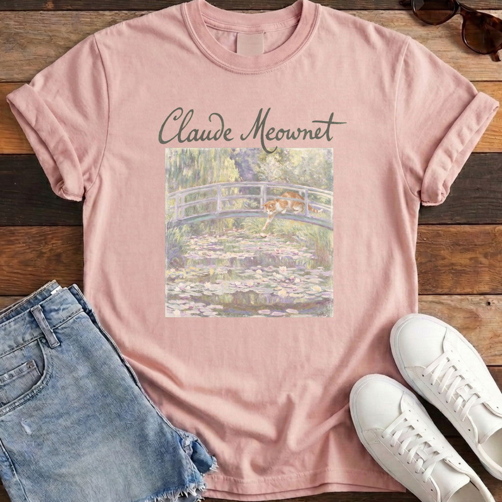 Claude Meownet Tee - Blossom