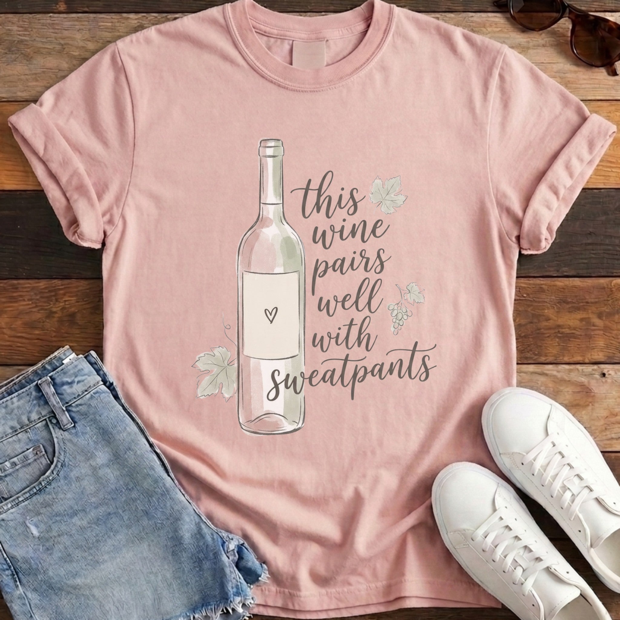 Pairs With Sweatpants Tee - Blossom