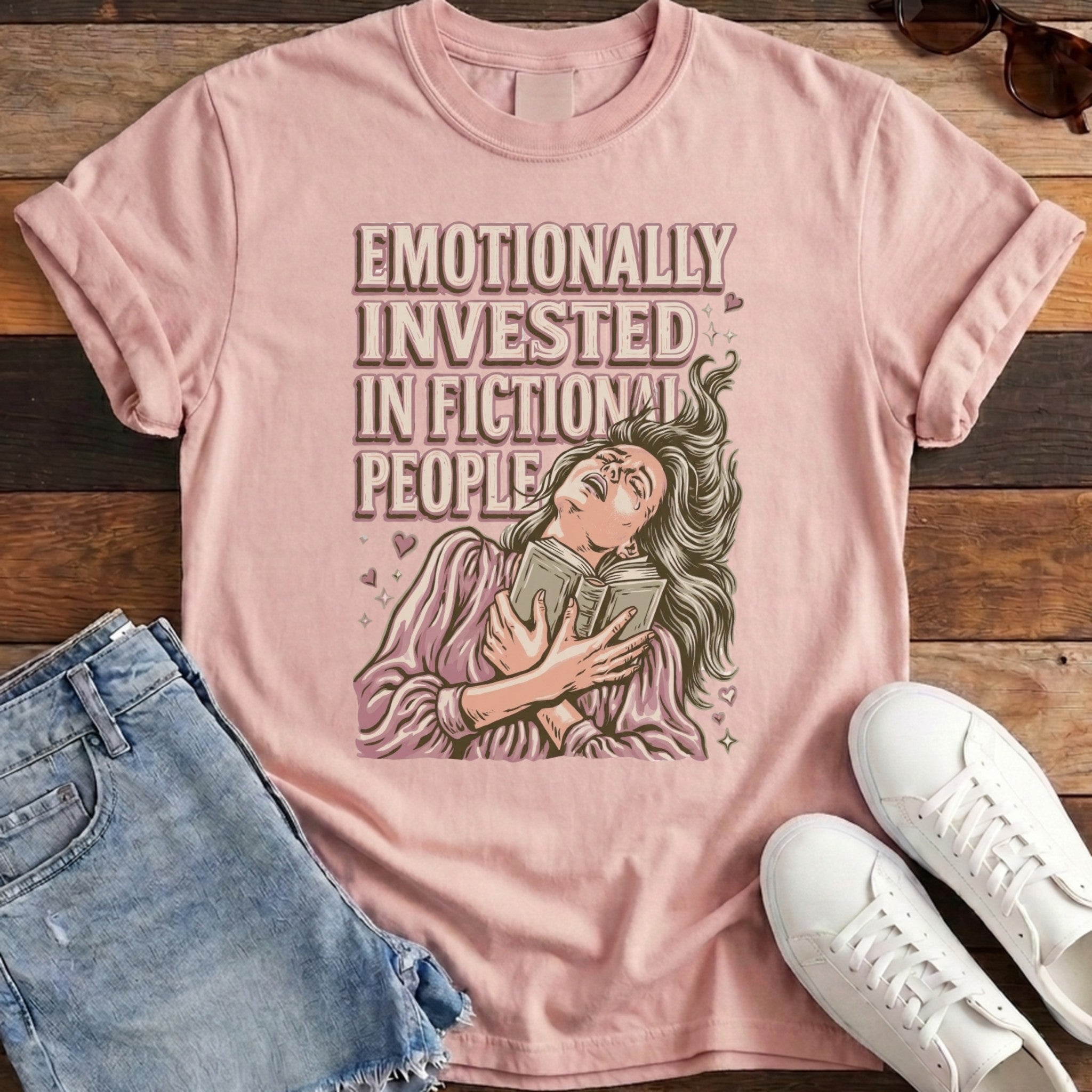 Emotionally Invested In Fictional People Tee