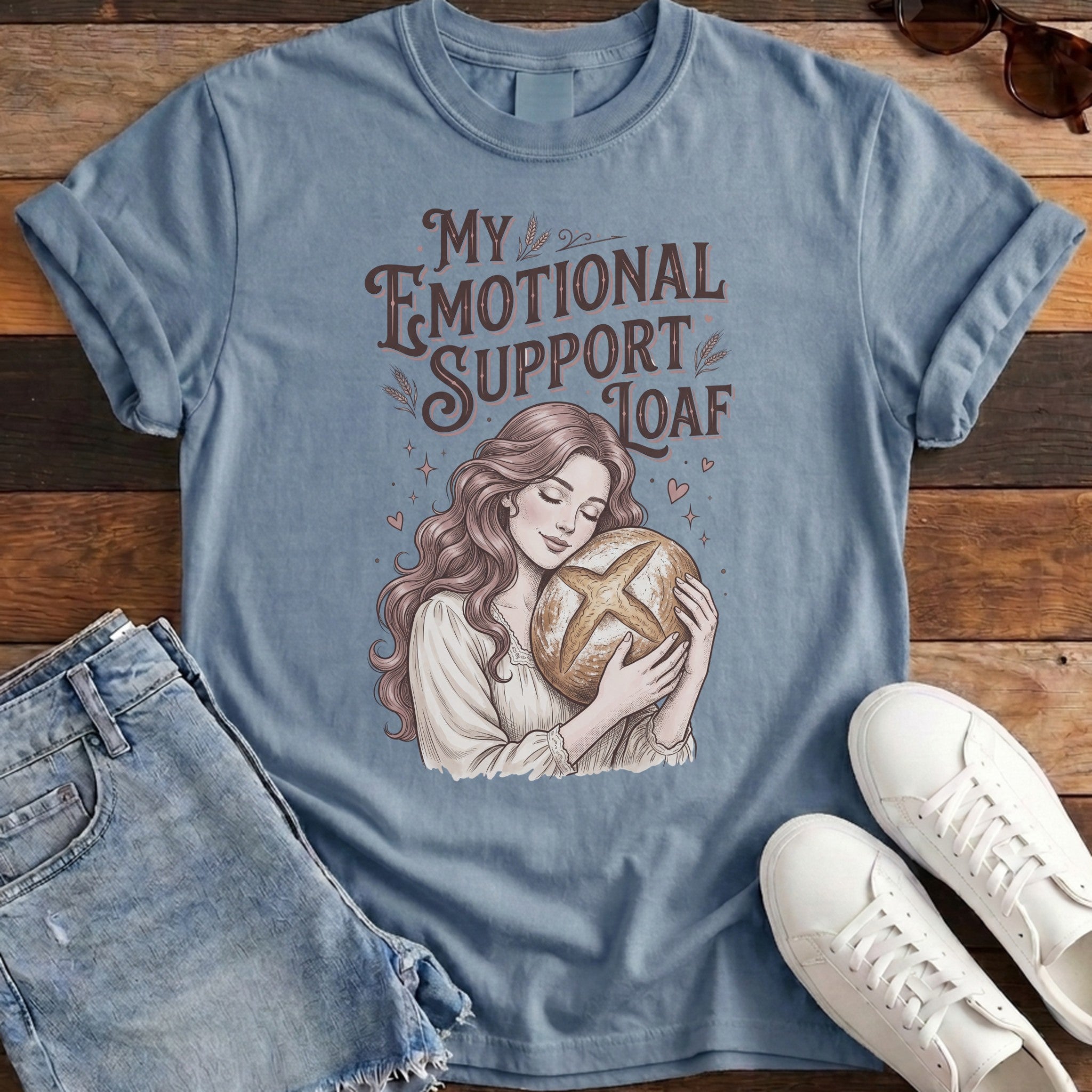 Support Loaf Tee - Blue Jean