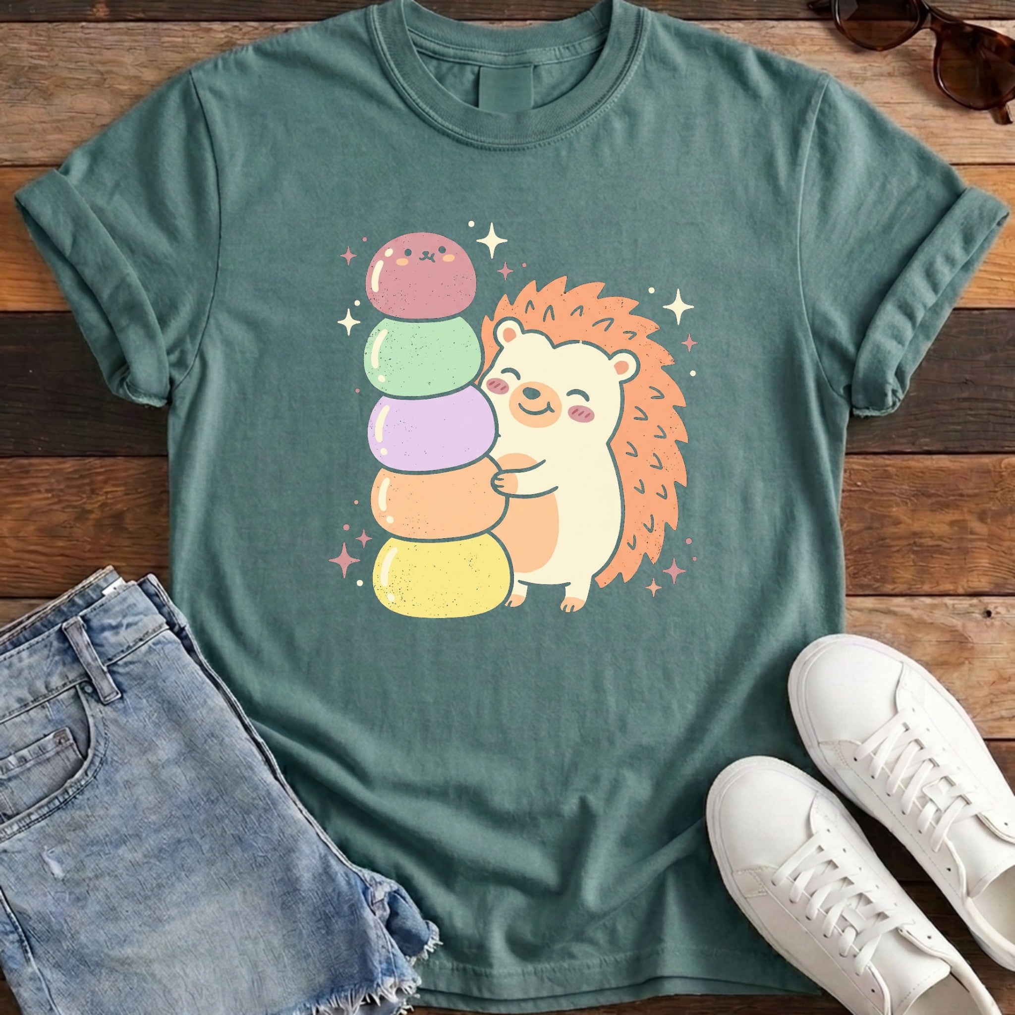 Mochi Stack Hedgehog Tee