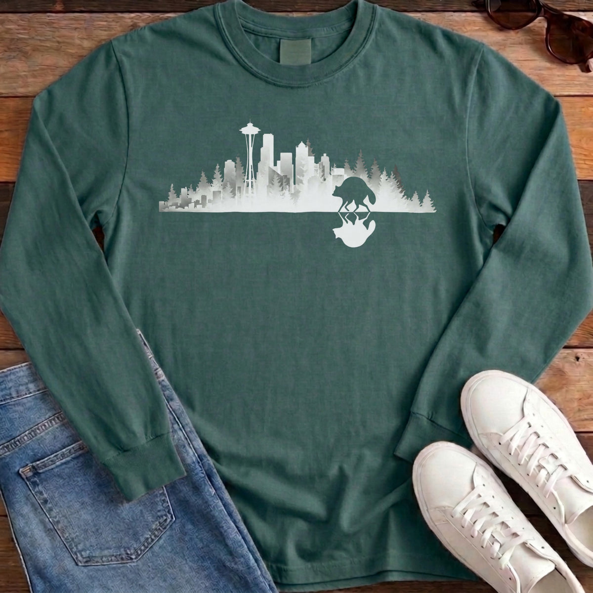 Jimothy Mirrored City Long Sleeve