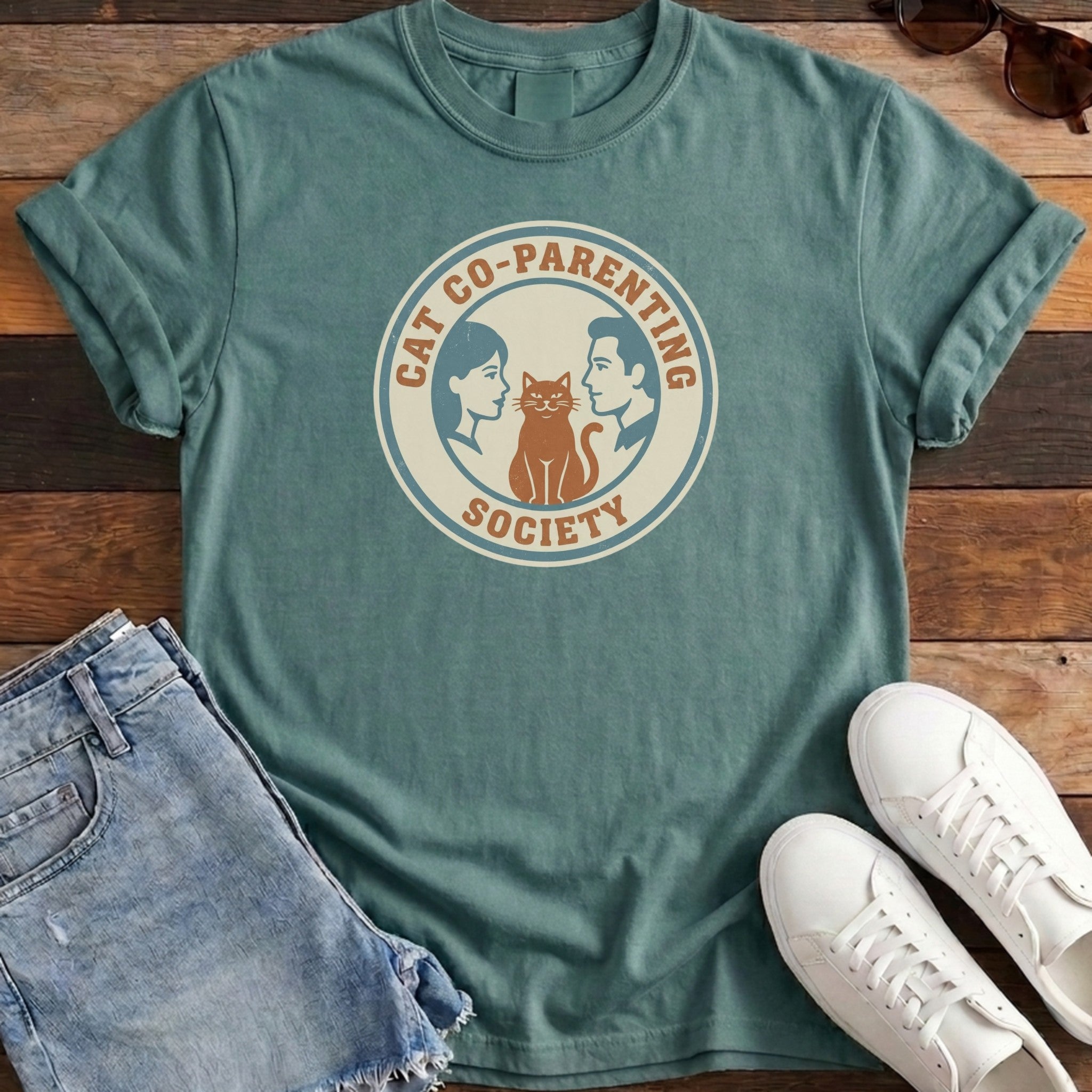 Cat Co-Pawrent Tee