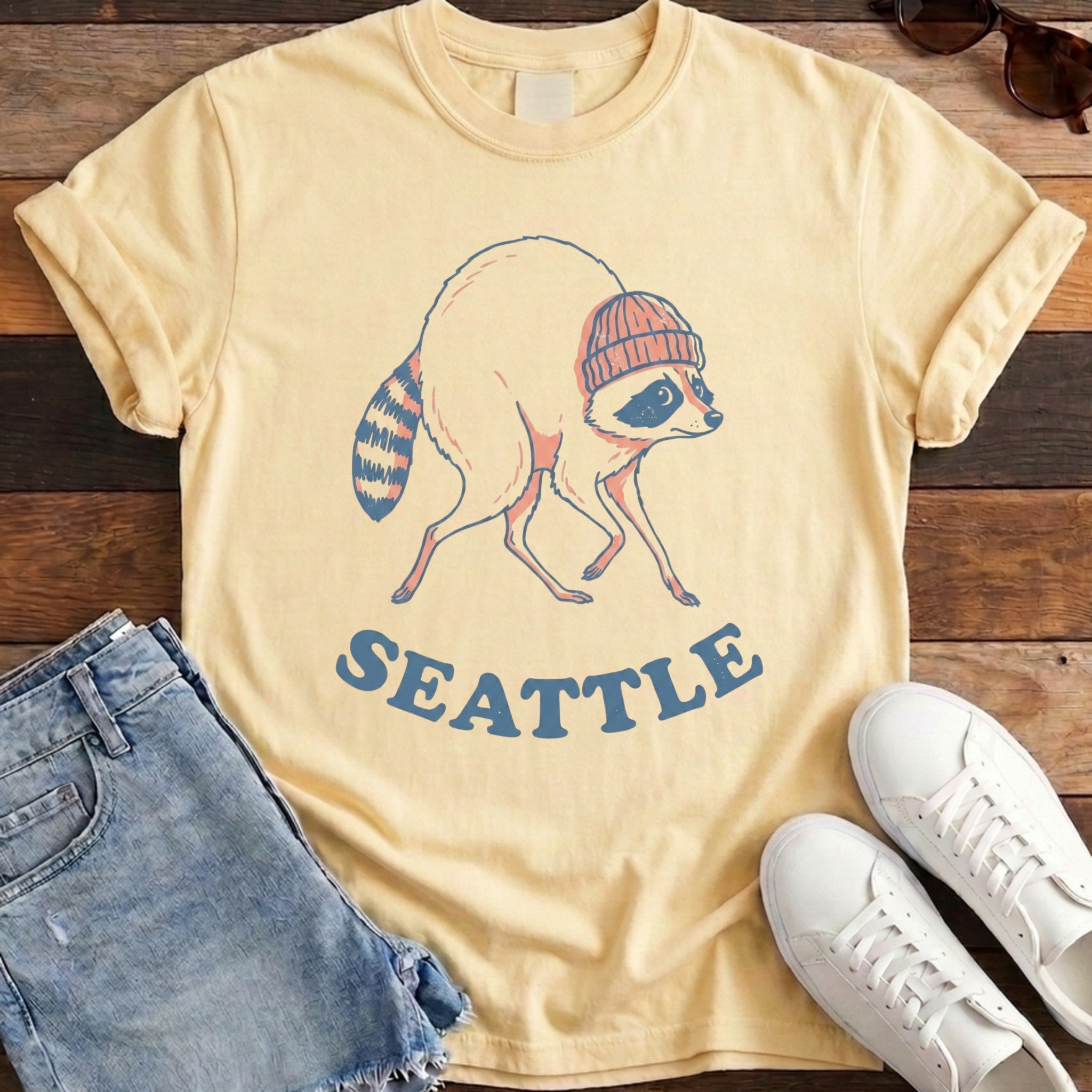 Seattle Skull Cap Tee