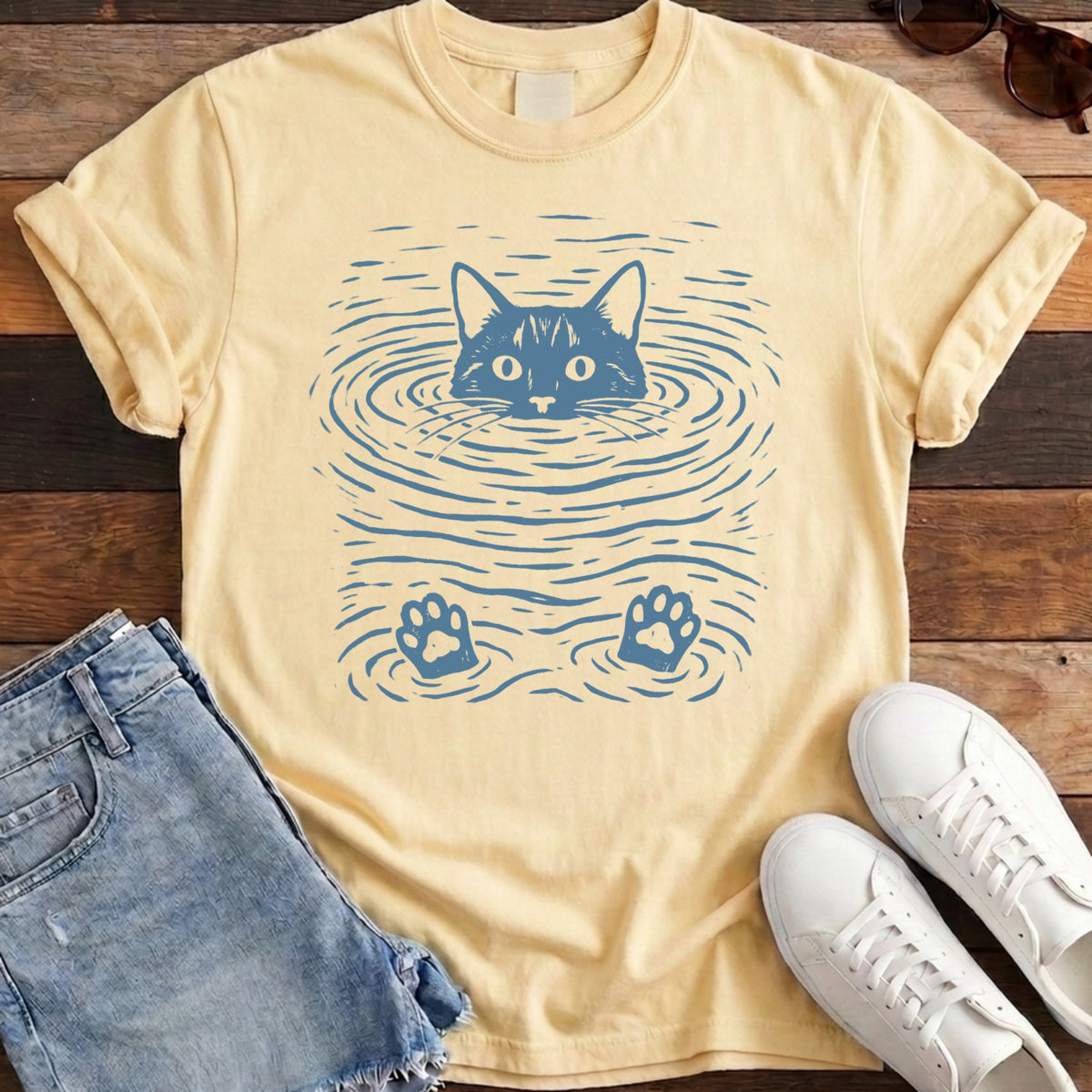 Water Cat Tee