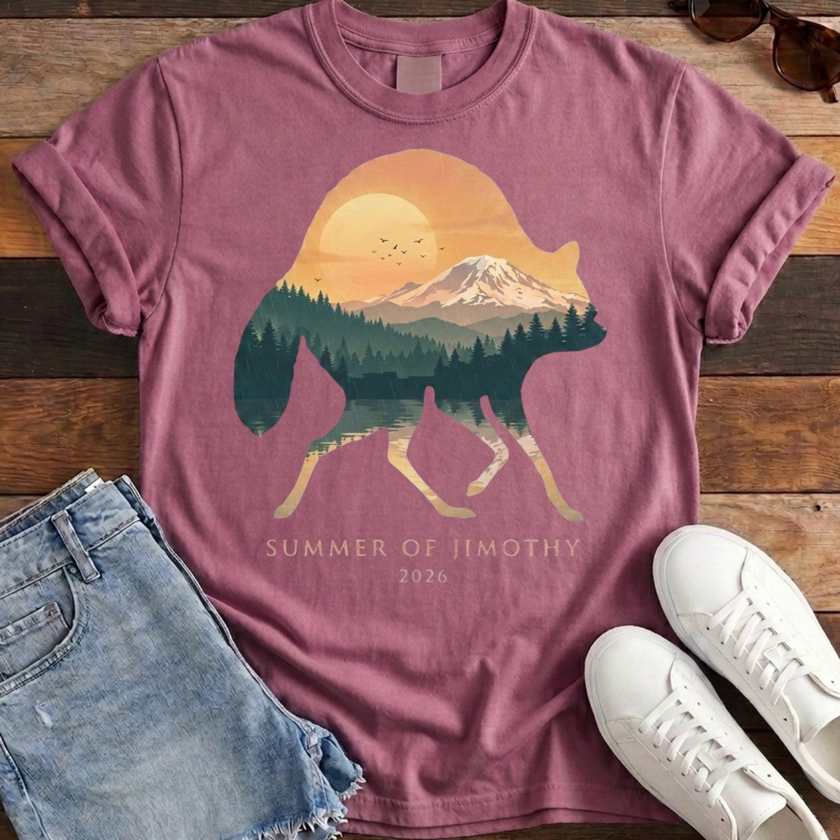 Summer of Jimothy Tee - Berry
