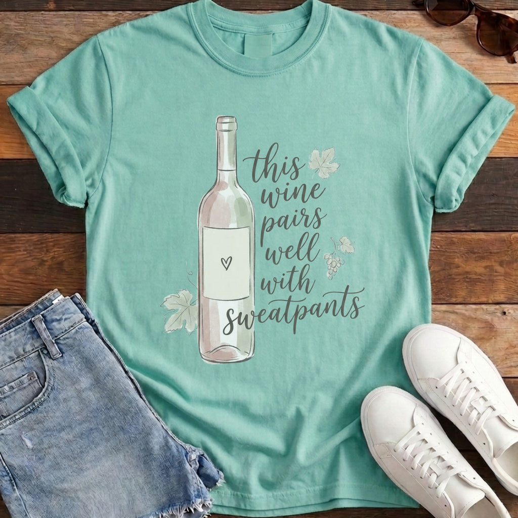 Pairs With Sweatpants Tee - Chalky Mint