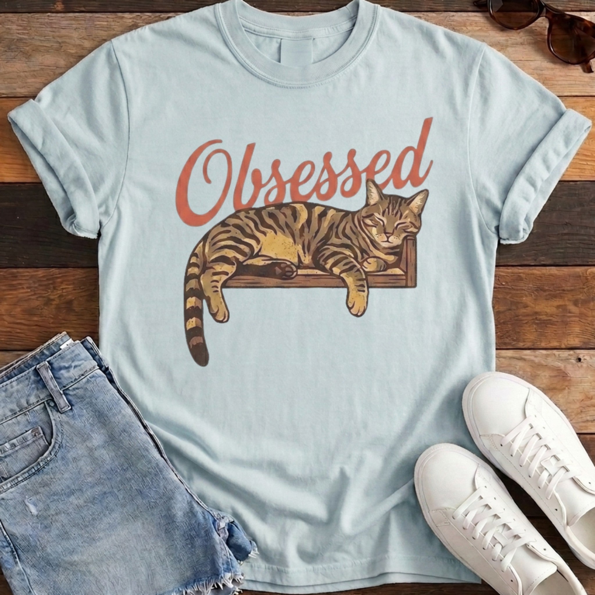 Obsessed Cat Tee