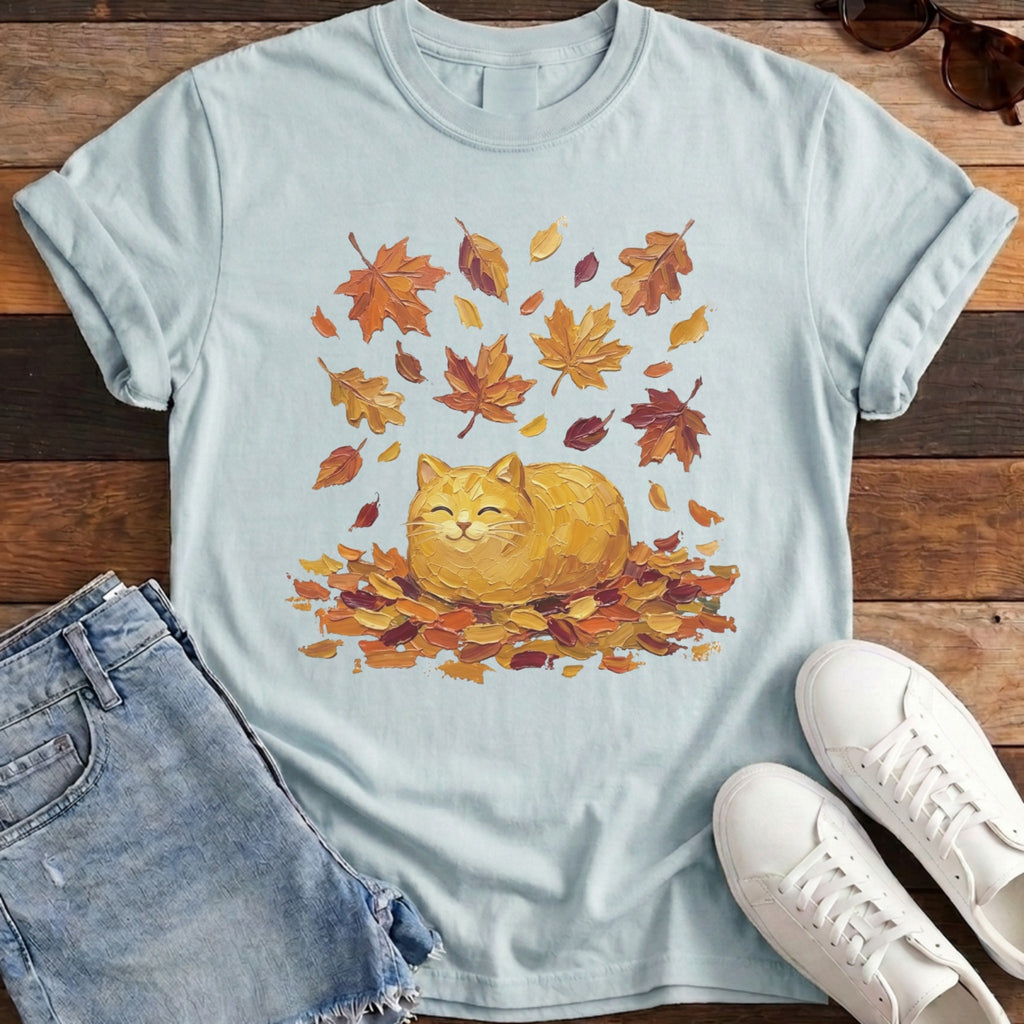 Autumn Loaf Cat Tee