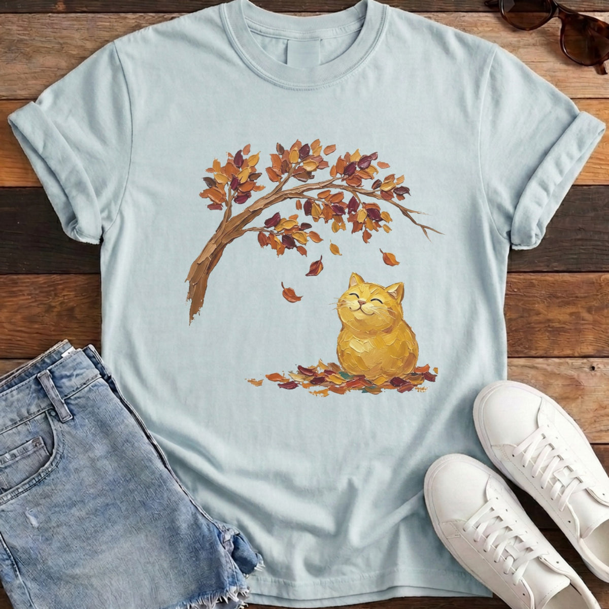 Leaf Life Cat Tee