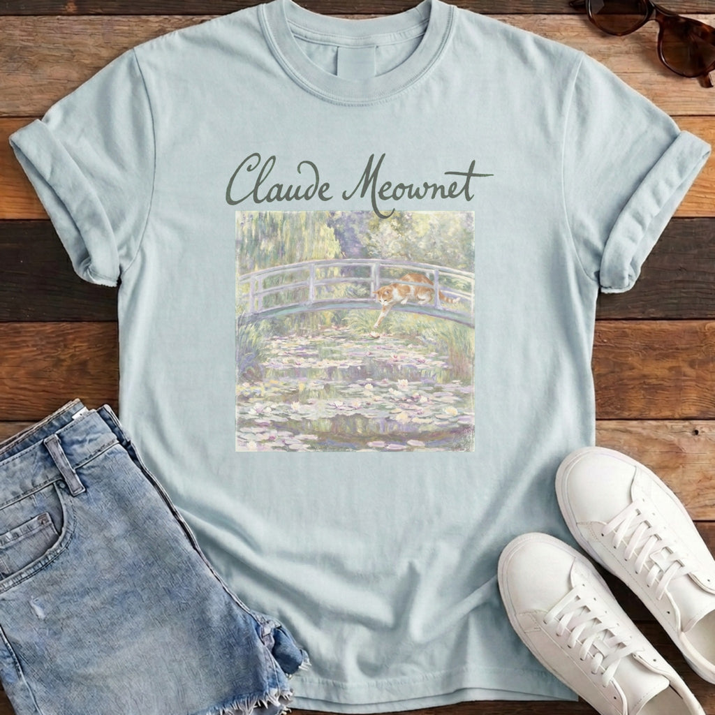 Claude Meownet Tee - Chambray