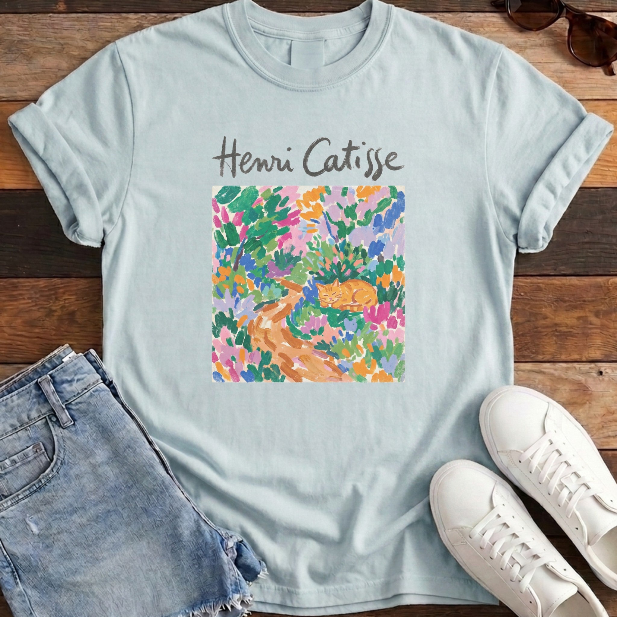 Henri Catisse Tee - Chambray