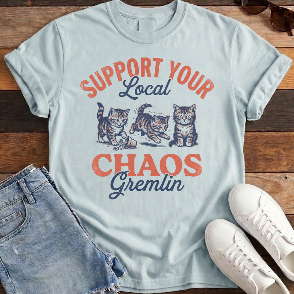 Chaos Gremlin Tee - Chambray