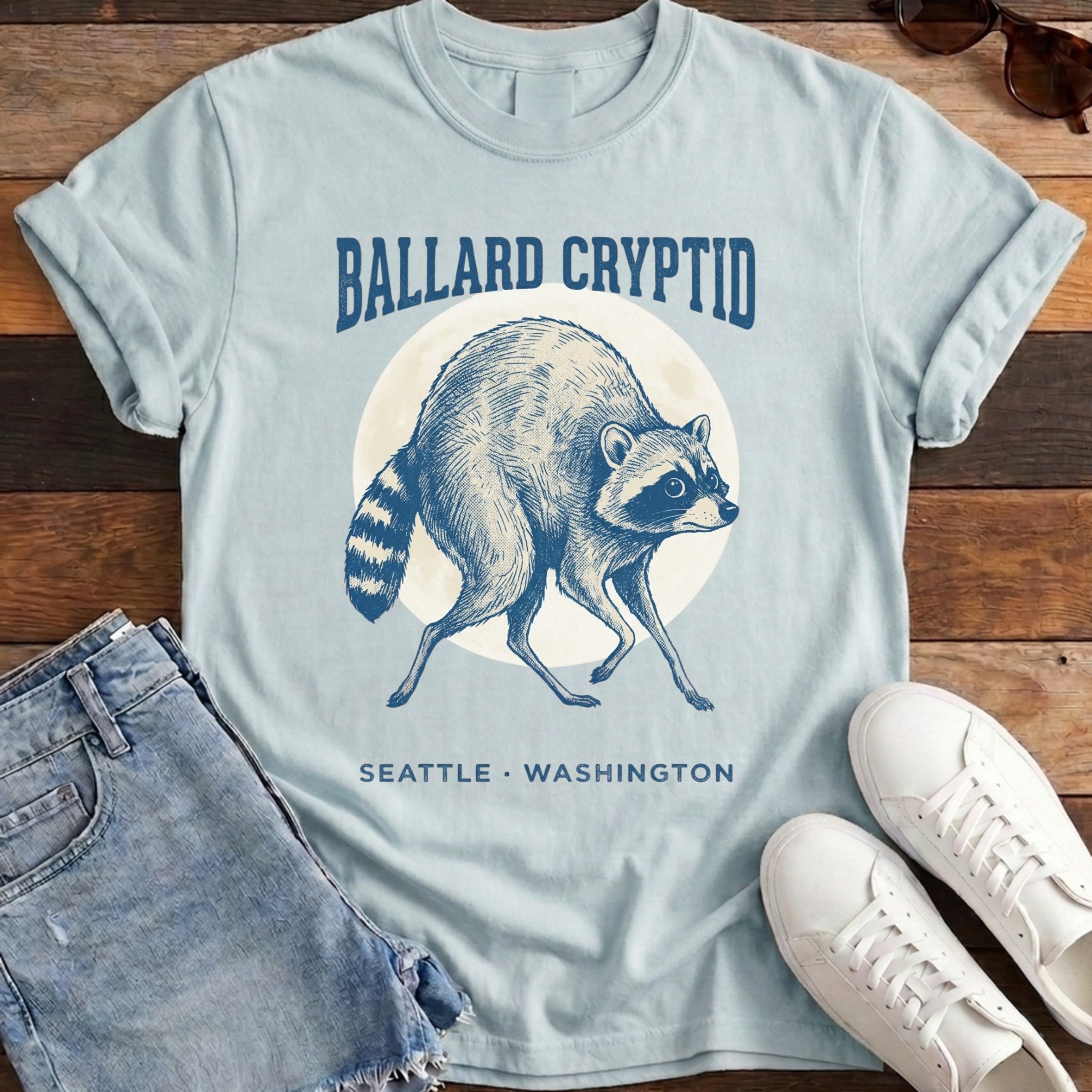 Ballard Cryptid Tee - Chambray