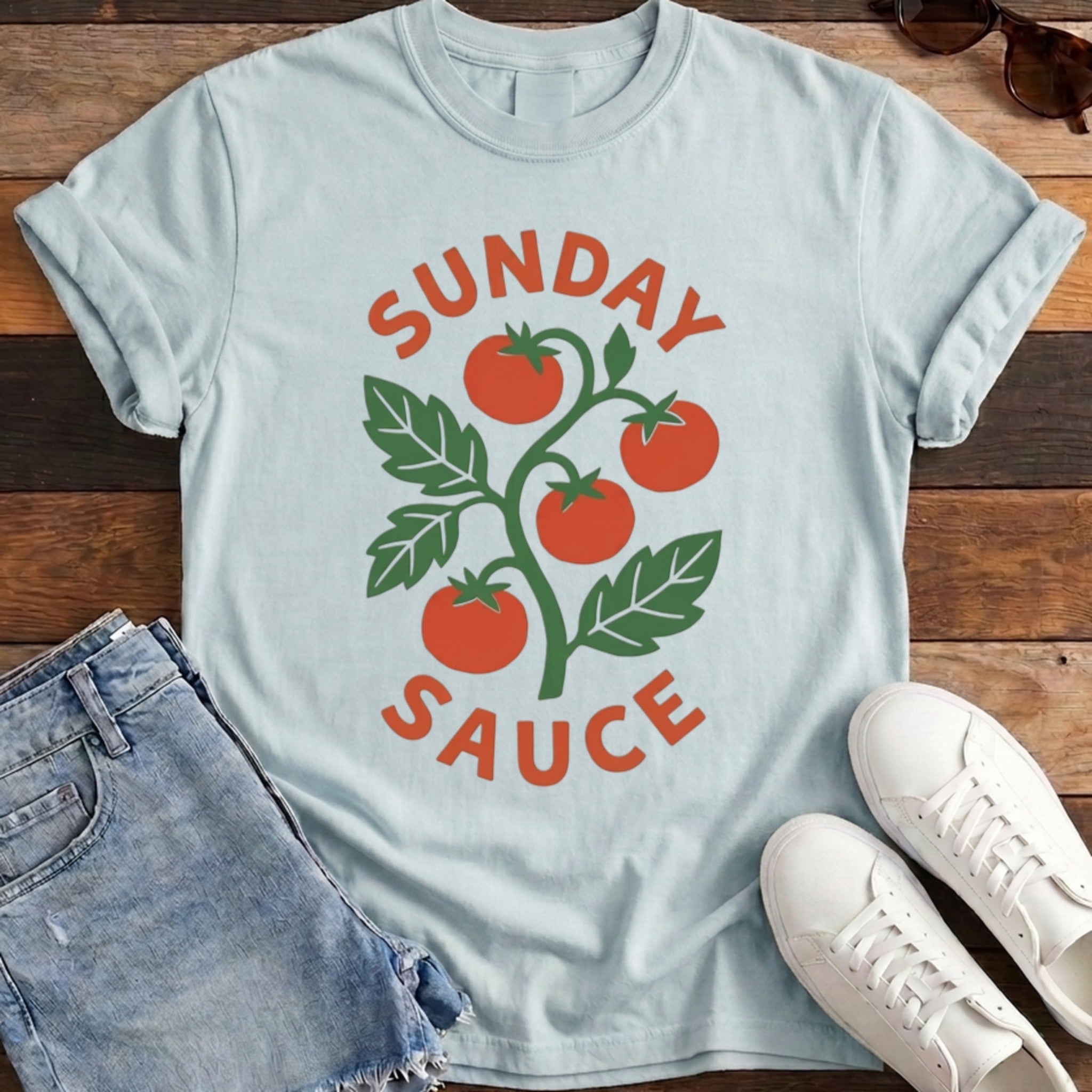 Sunday Sauce Tee - Chambray