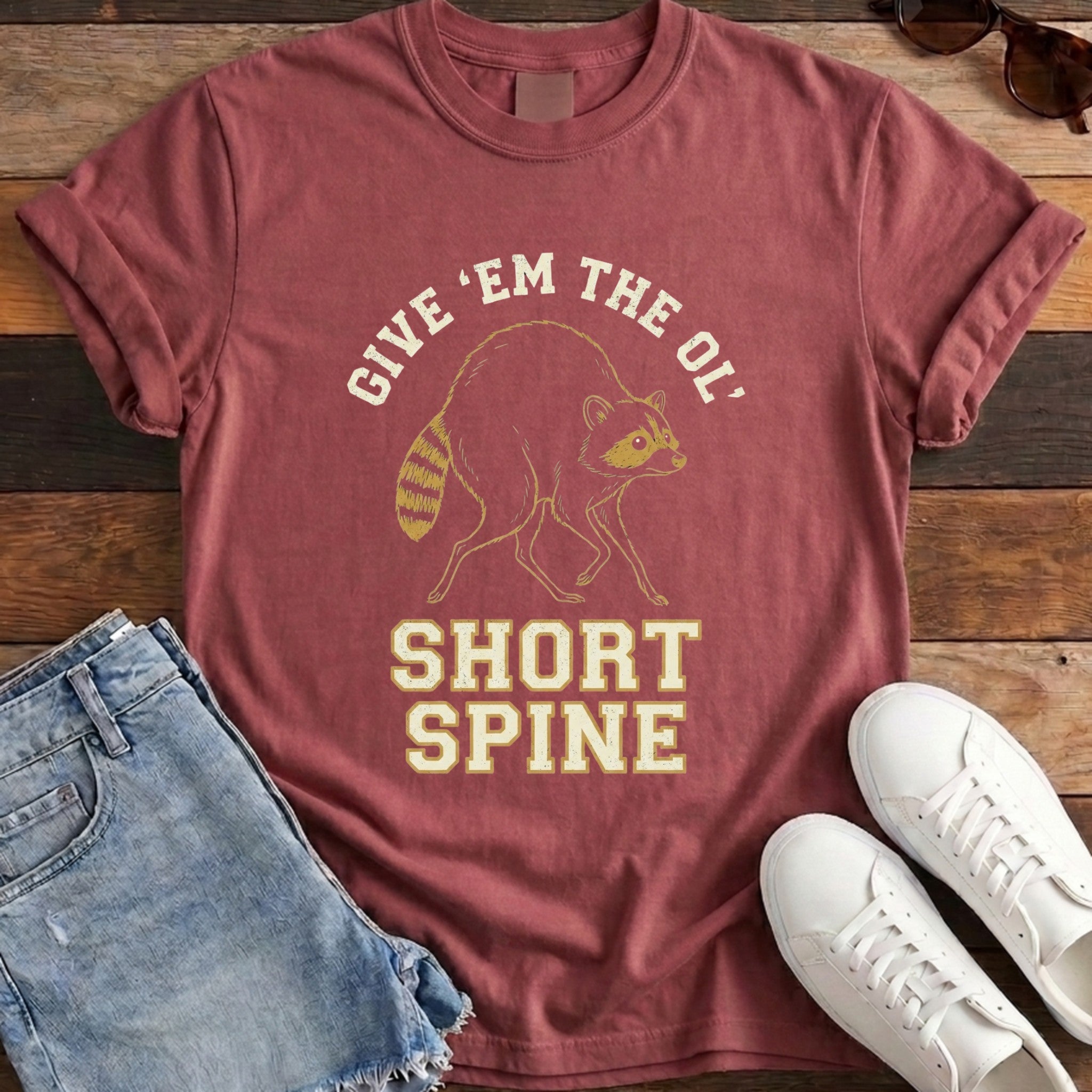 Ol Short Spine Tee - Chili