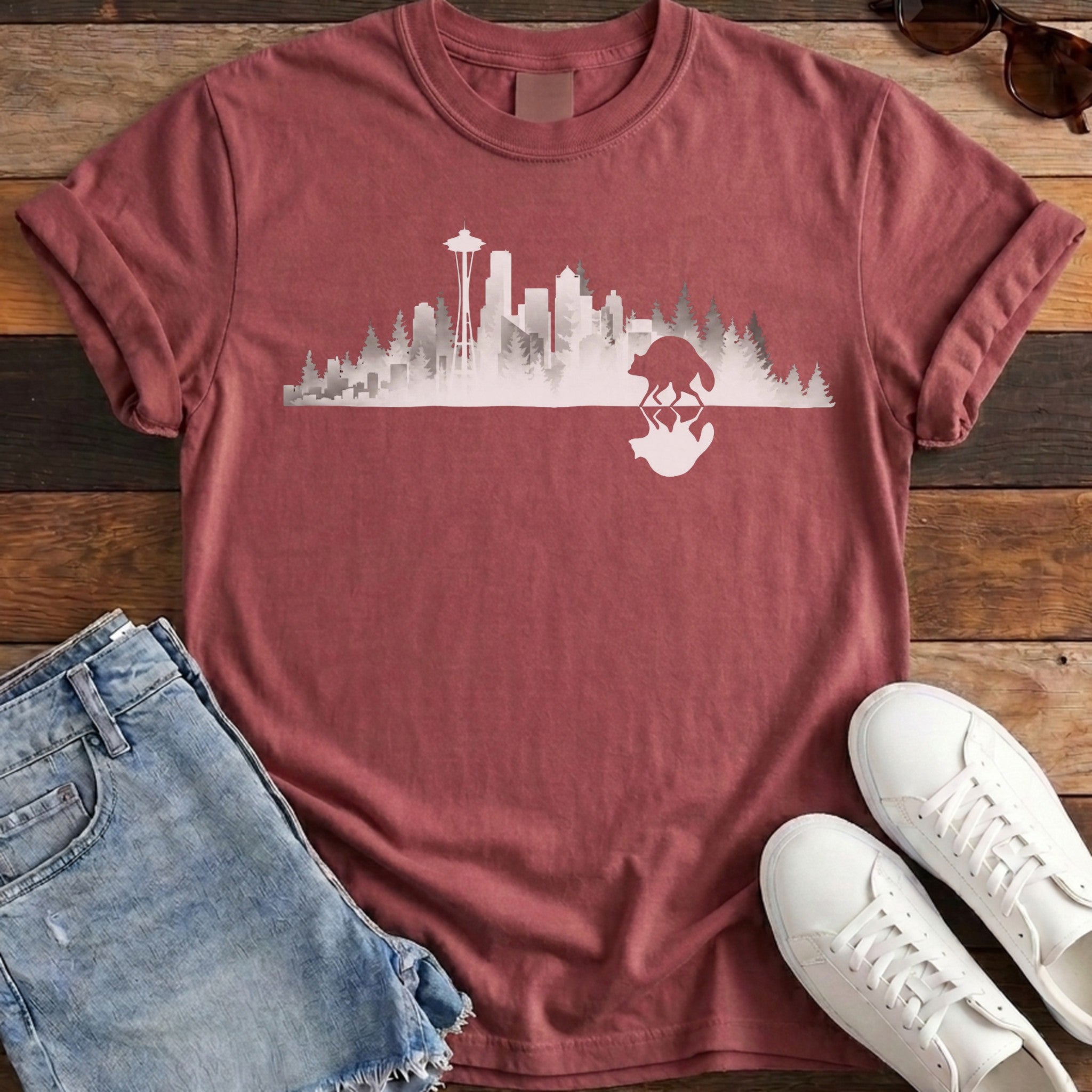 Jimothy Mirrored City Tee