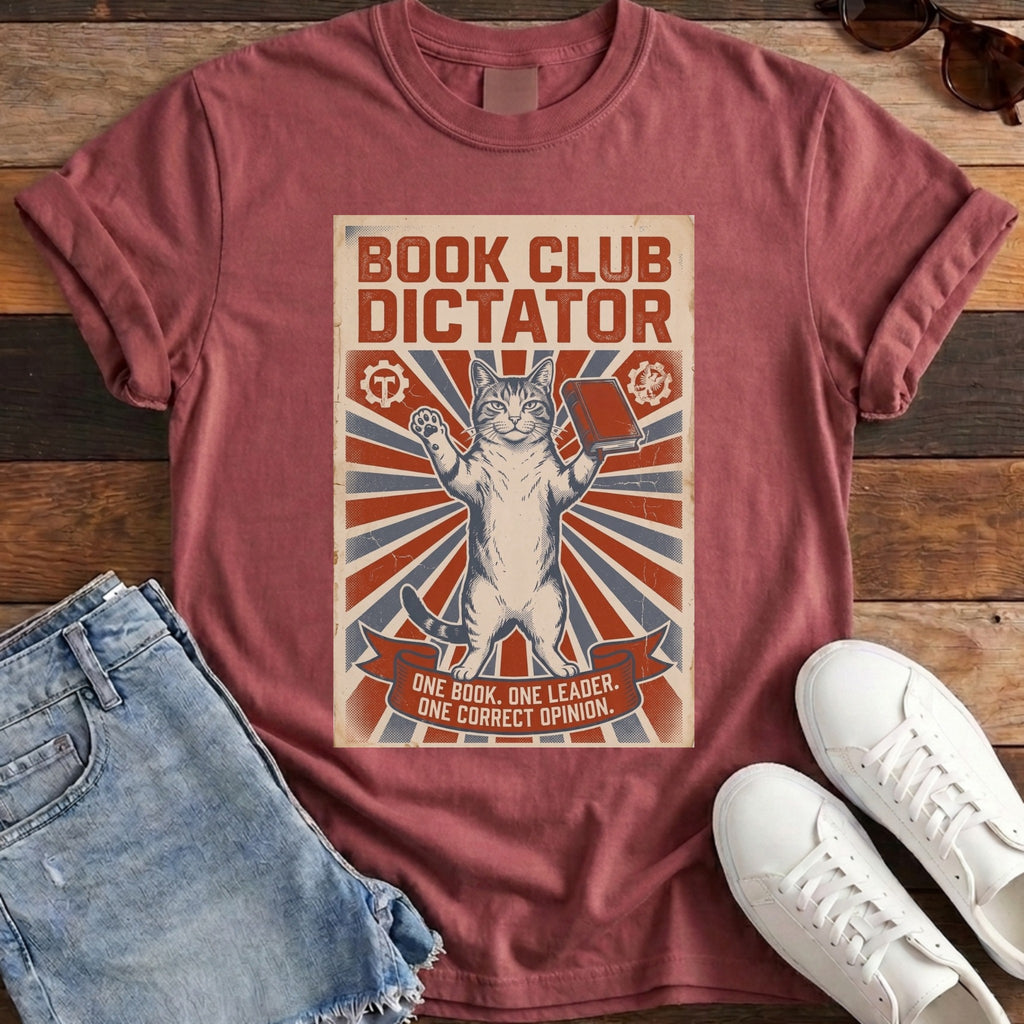 Book Club Dictator Tee - Chili