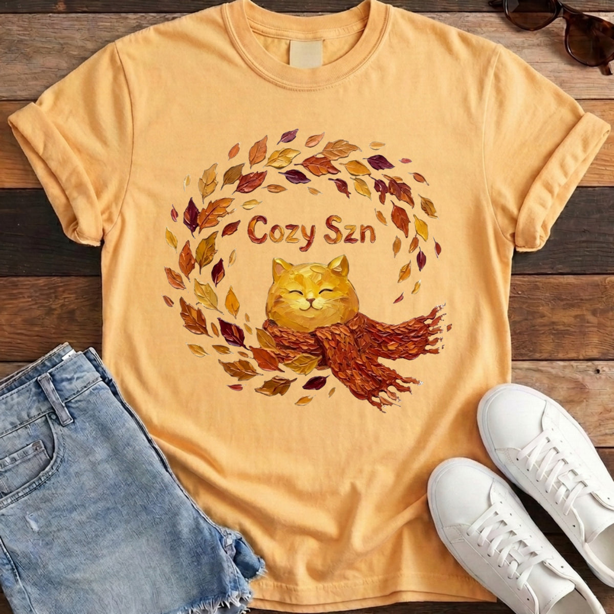 Cozy Szn Cat Tee