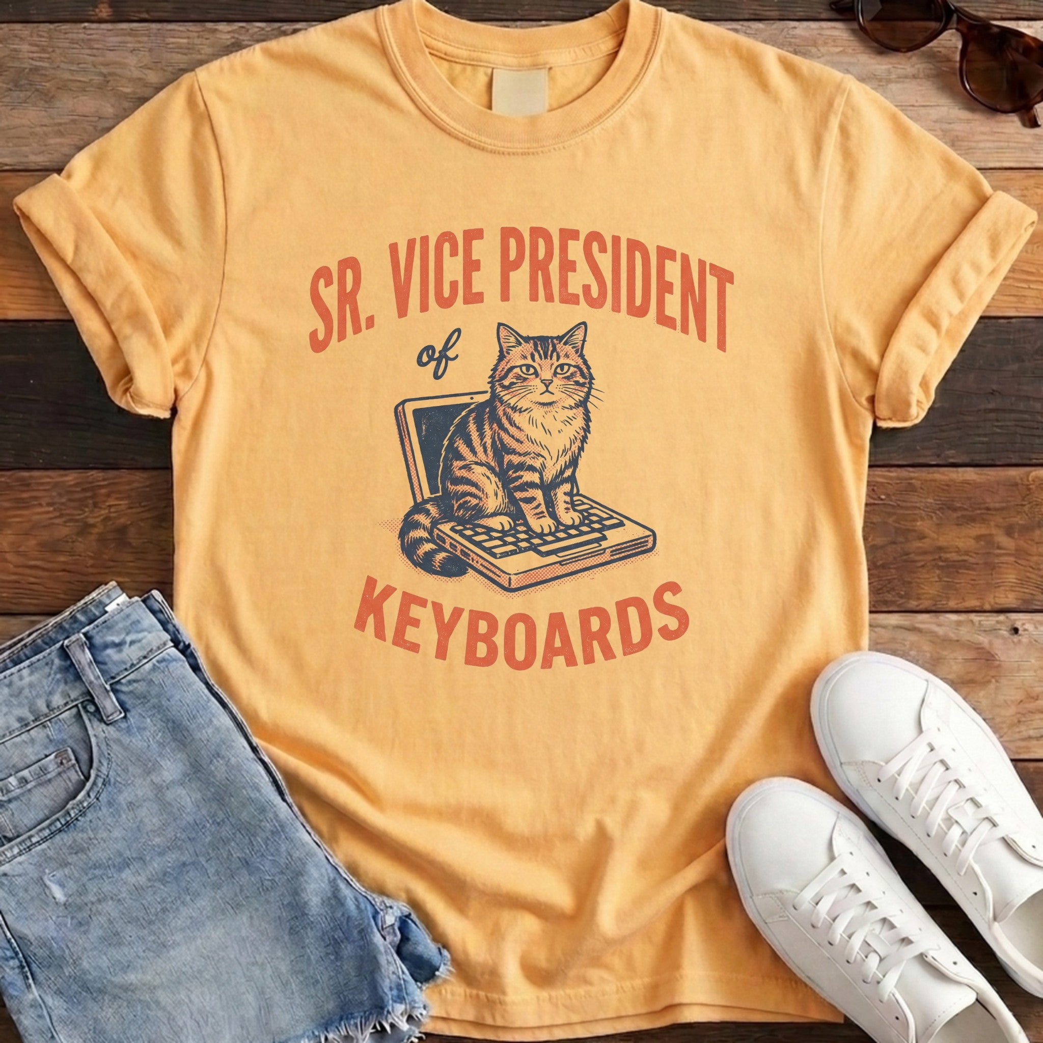 SR VP of Keyboards Tee - Citrus