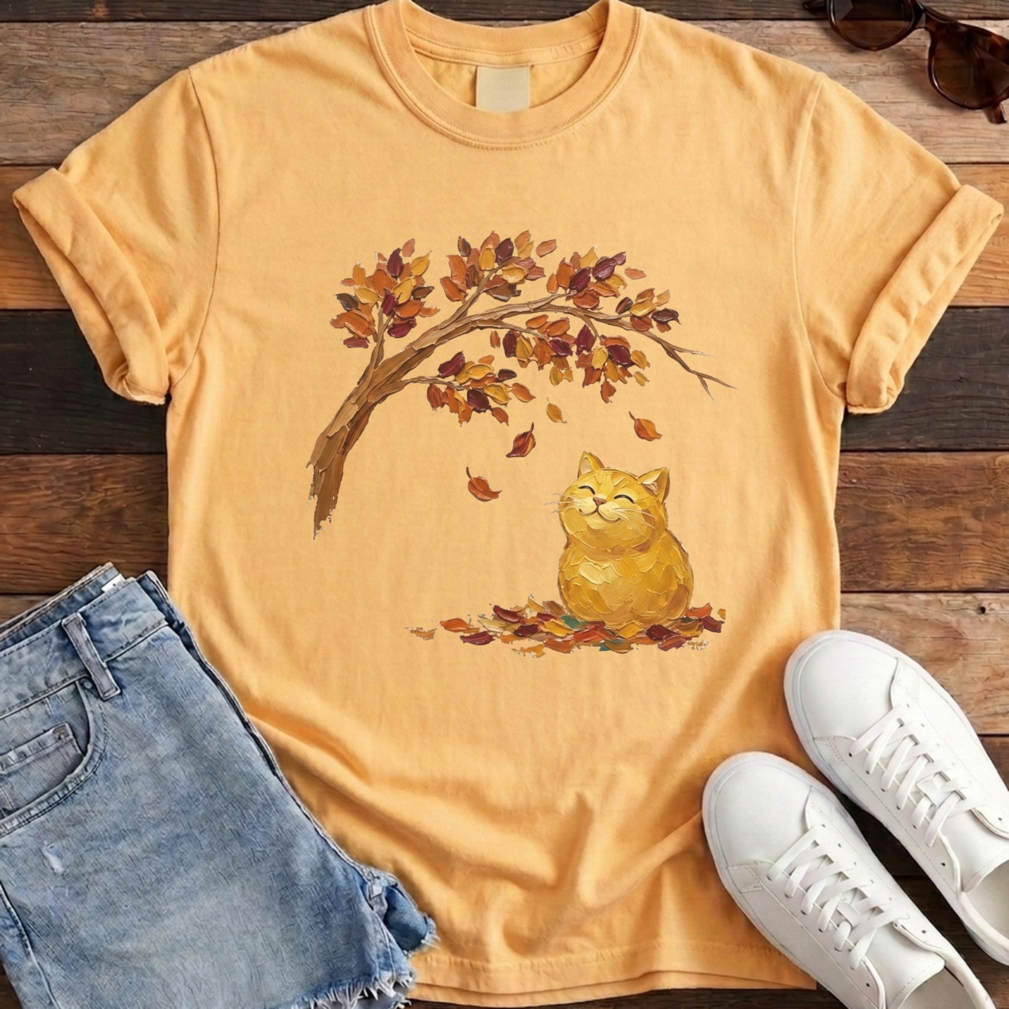 Leaf Life Cat Tee
