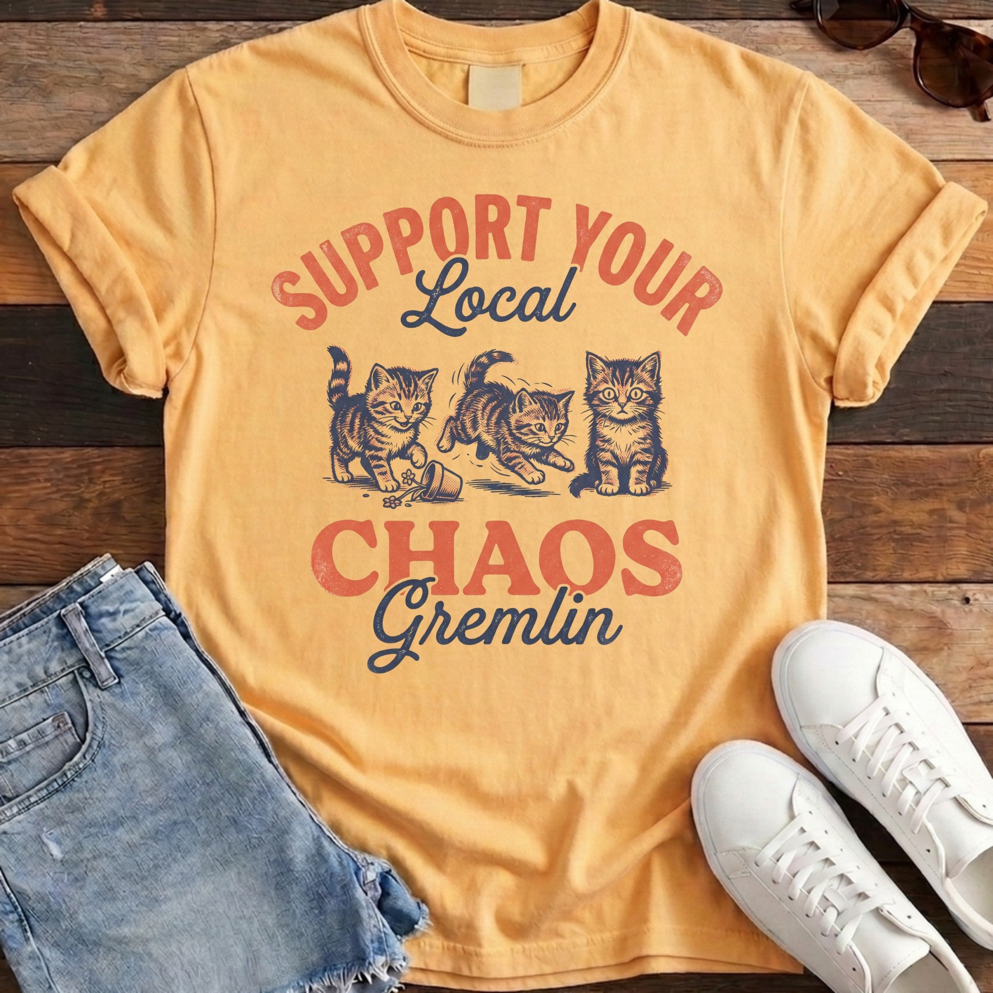 Chaos Gremlin Tee - Citrus