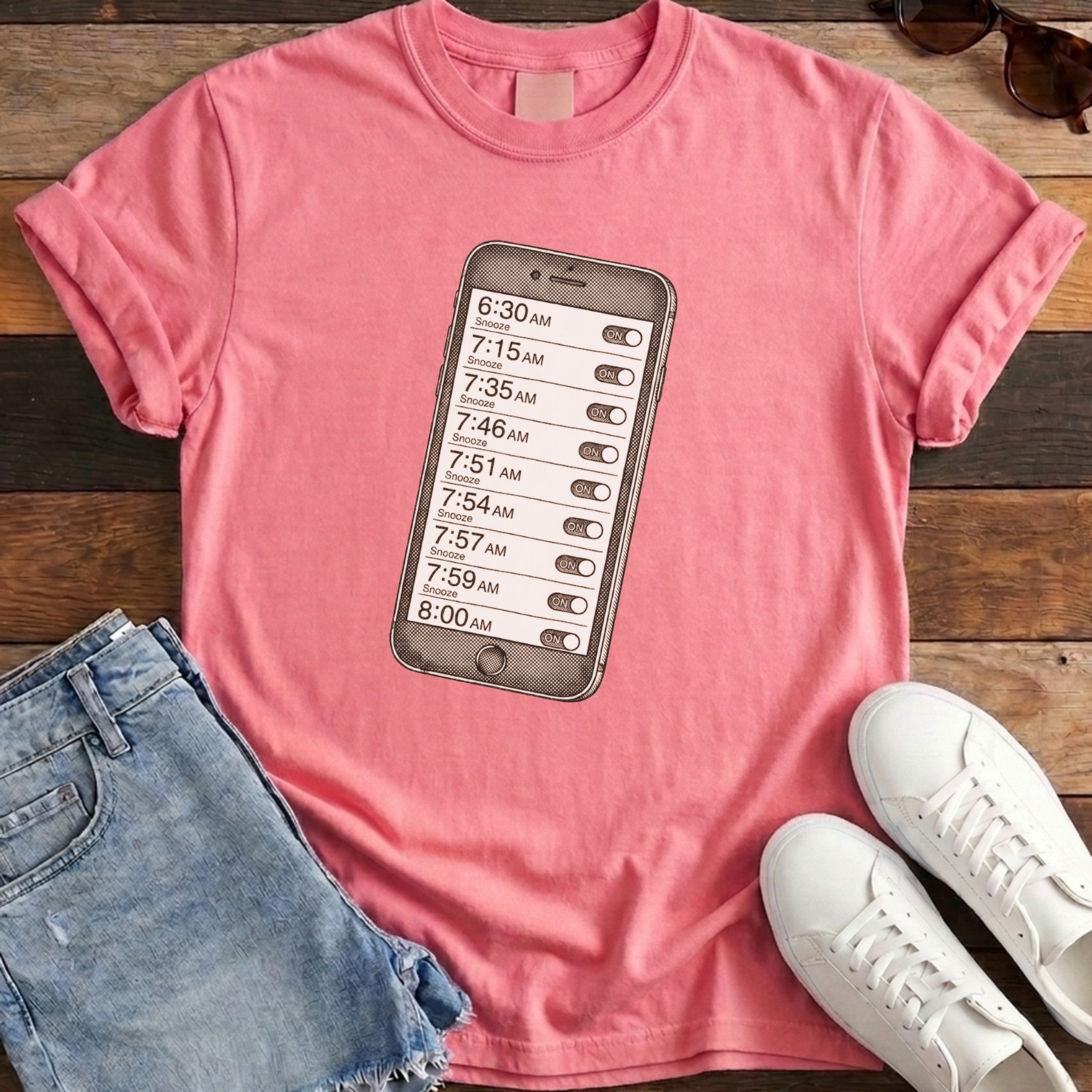Serial Snoozer Tee - Crunchberry
