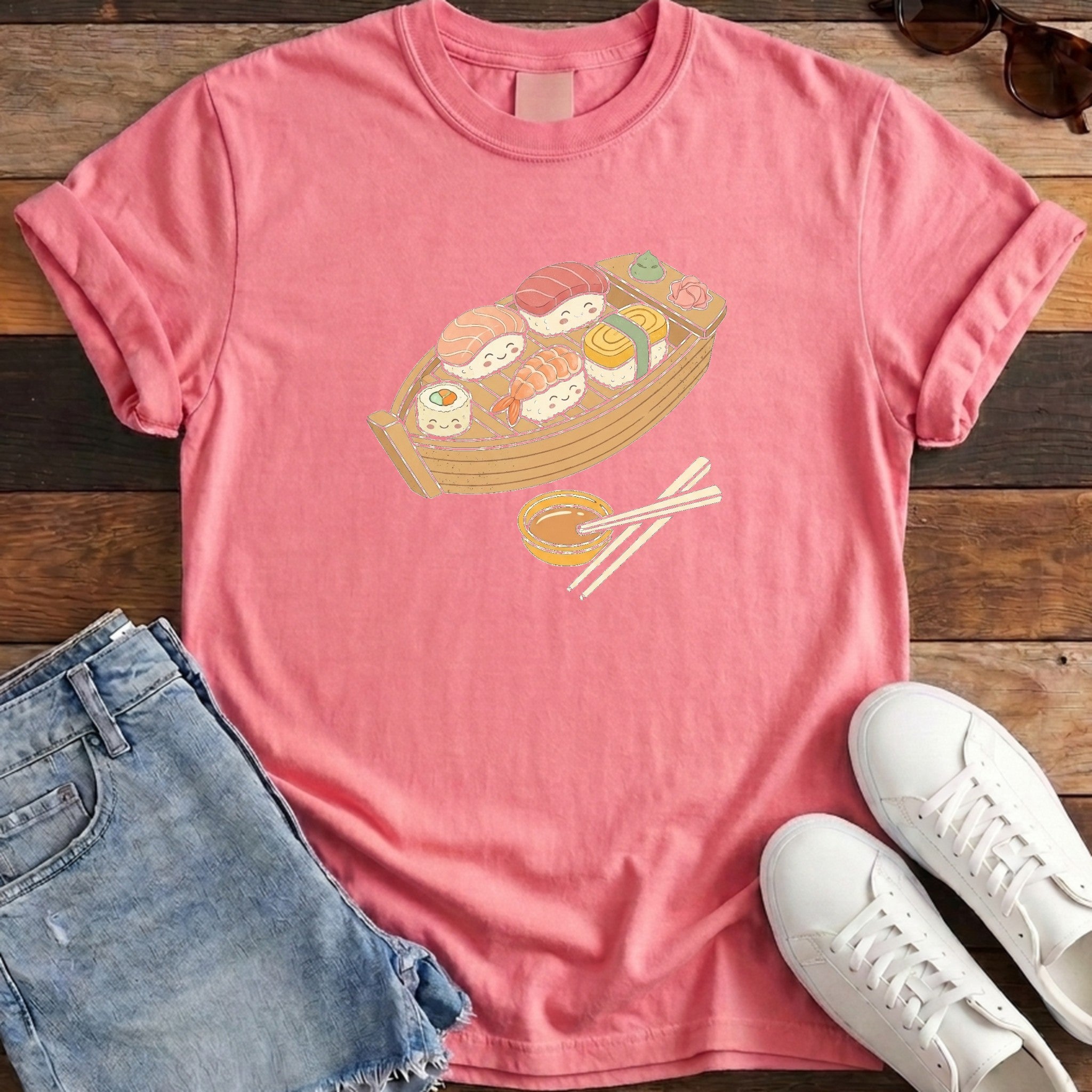 Sushi Boat Crew Tee