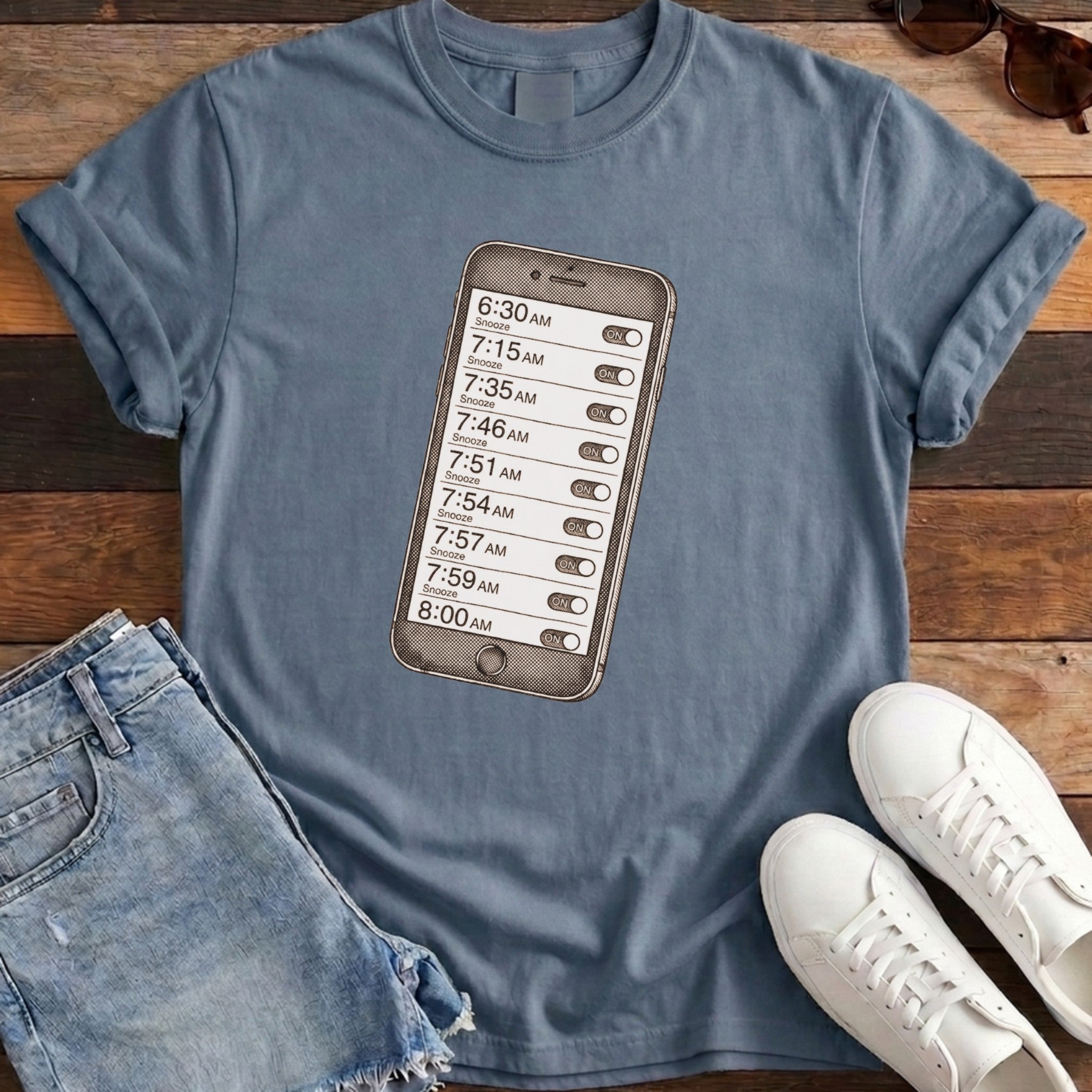 Serial Snoozer Tee - Denim