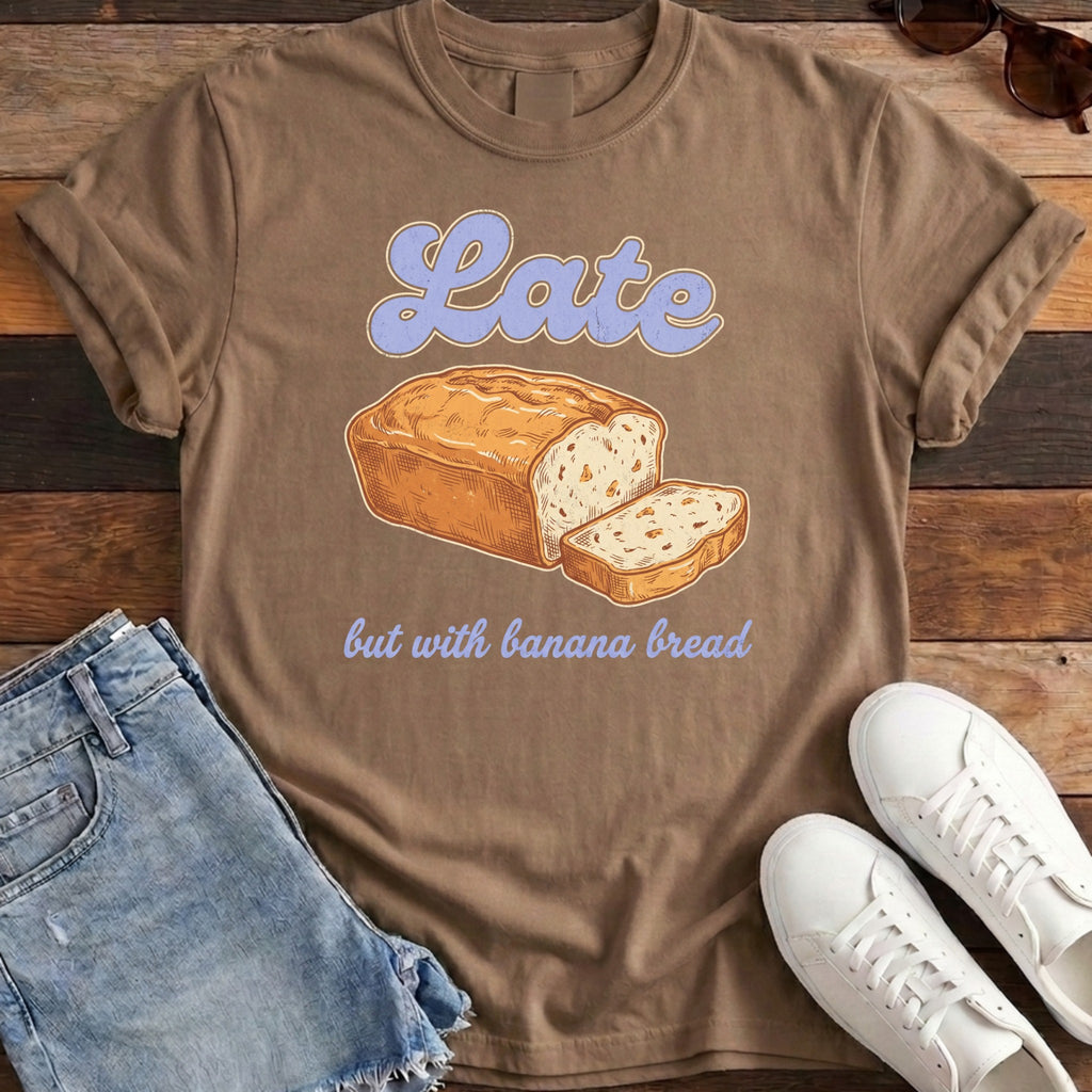 Late Banana Bread Tee - Espresso