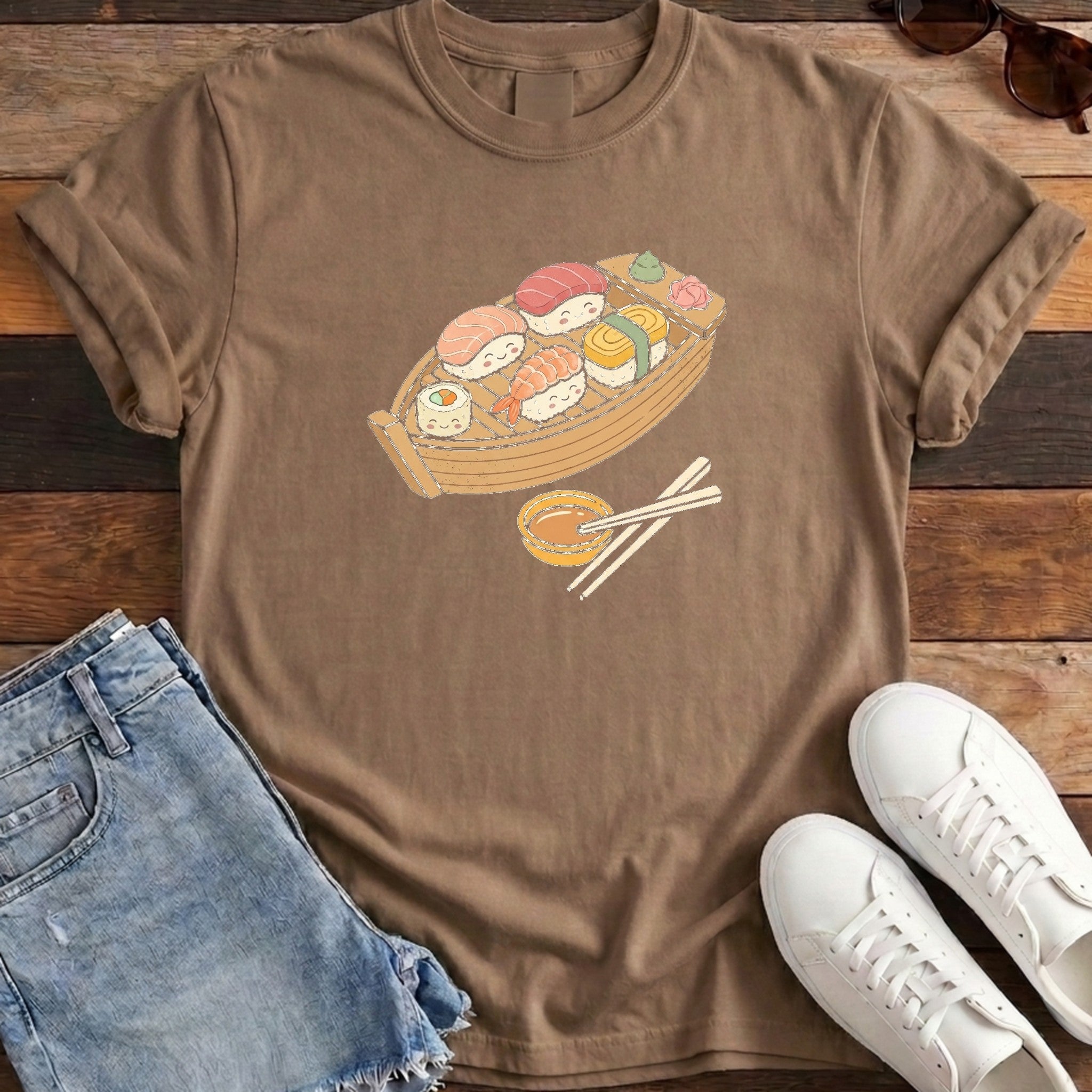 Sushi Boat Crew Tee