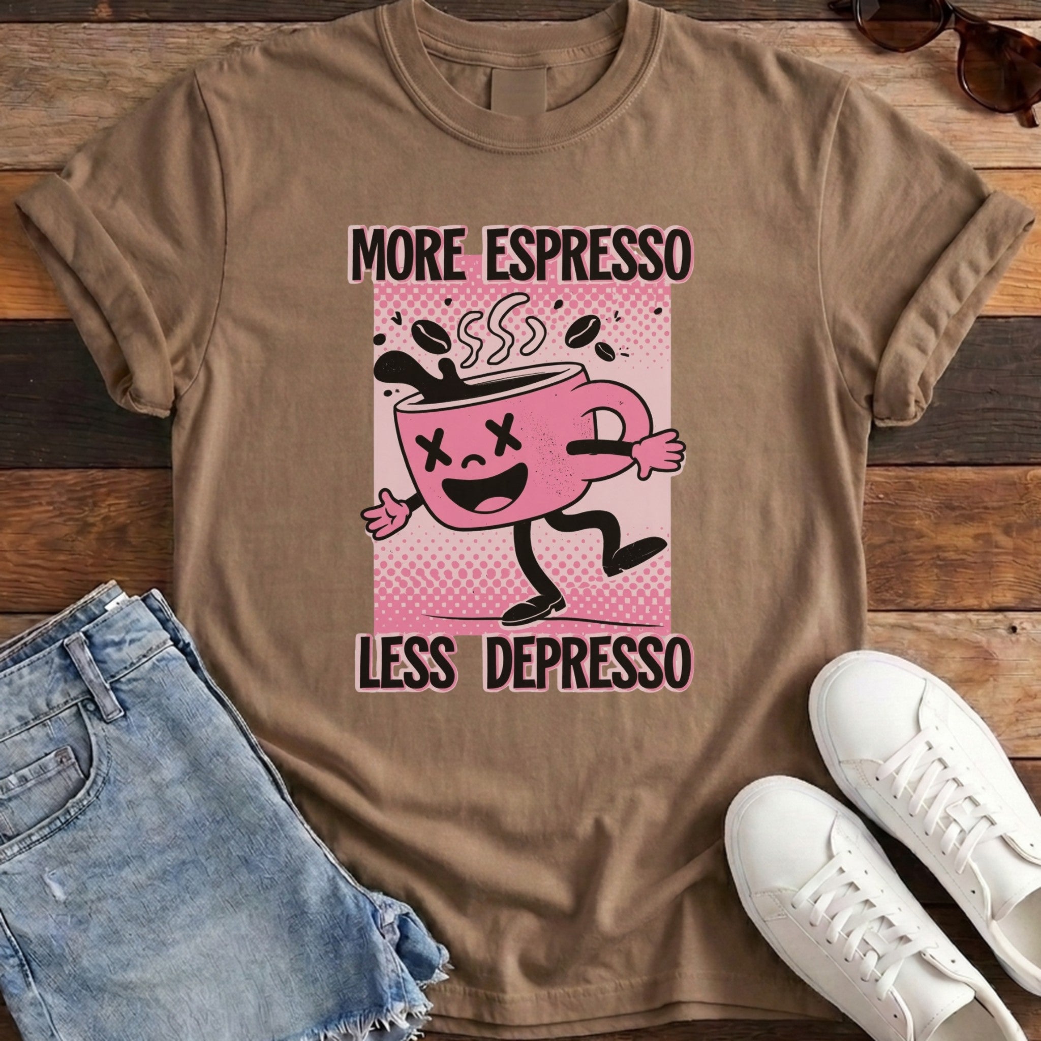 More Espresso Less Depresso Tee