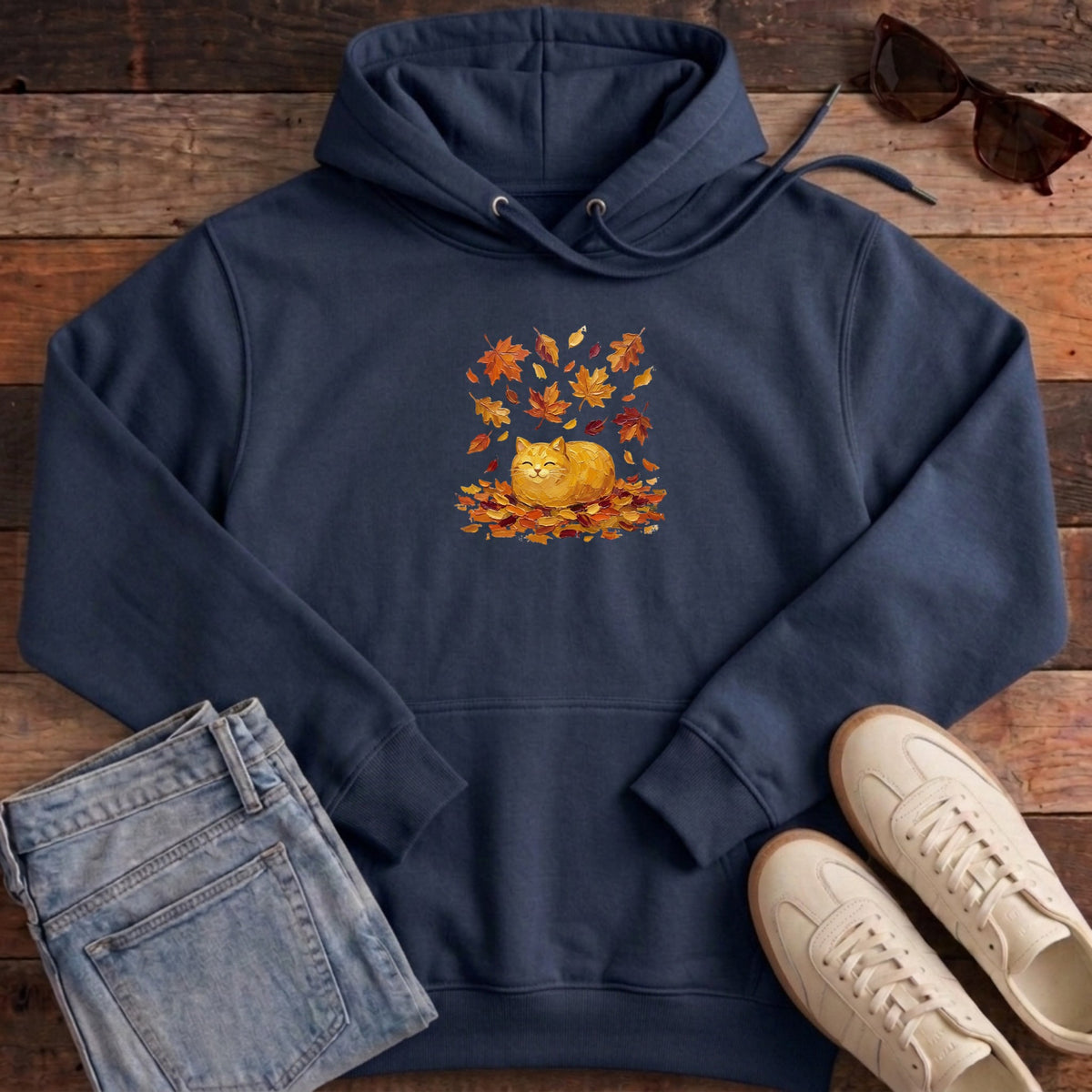 Autumn Loaf Cat Hoodie