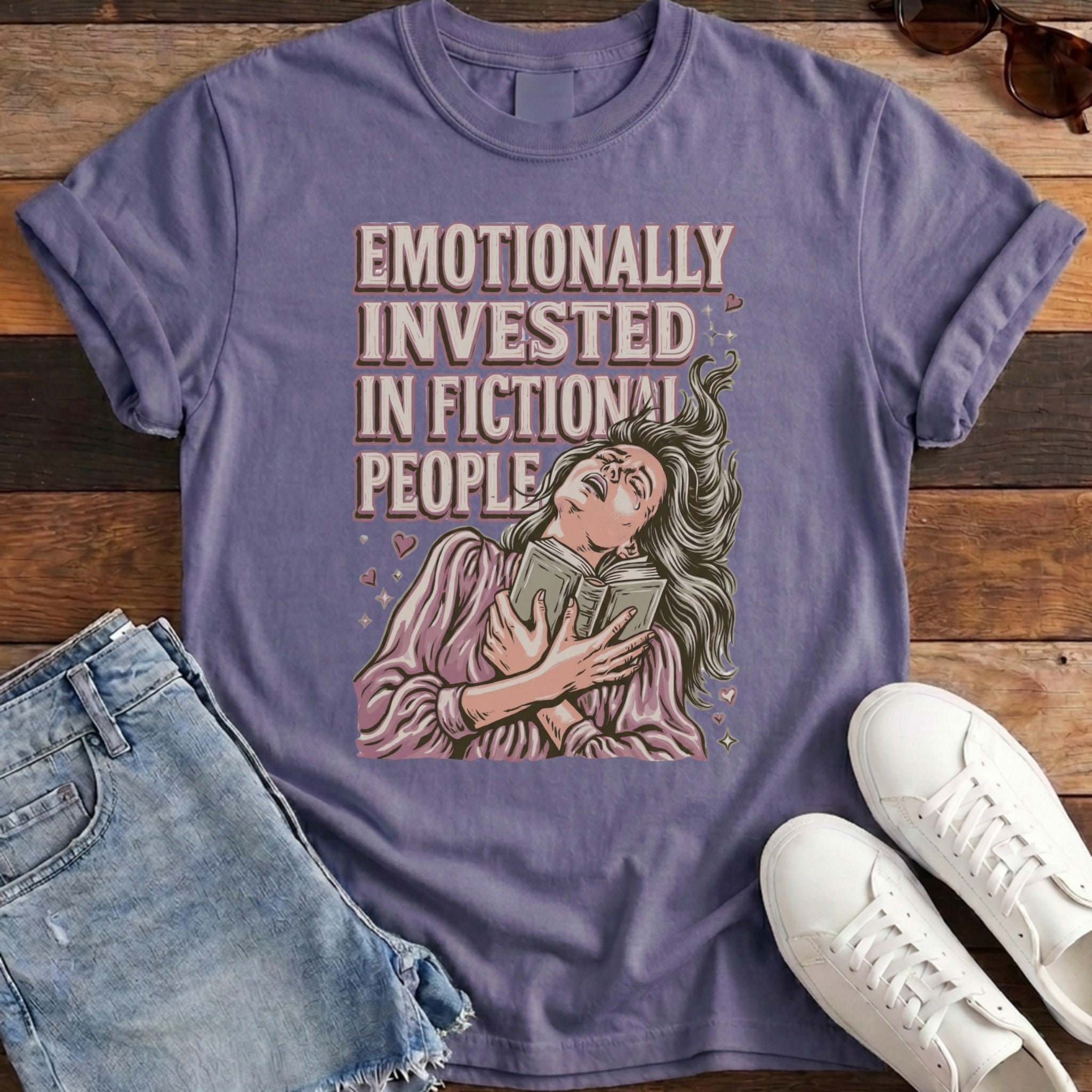 Emotionally Invested In Fictional People Tee