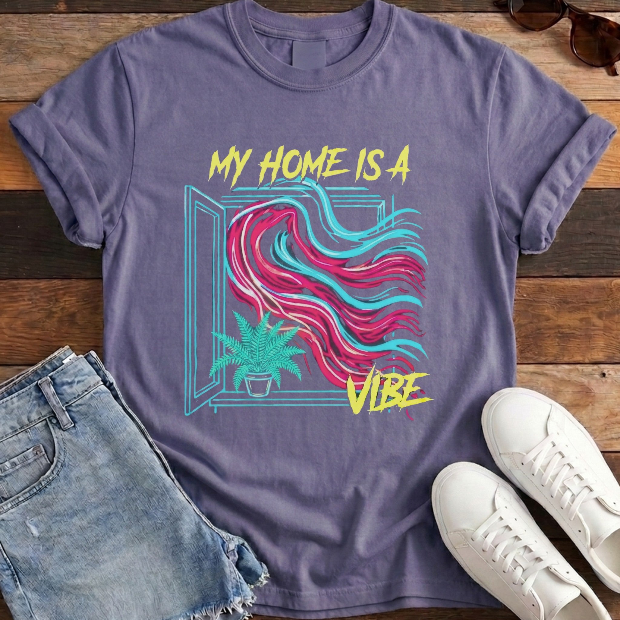 My Home Is A Vibe Tee