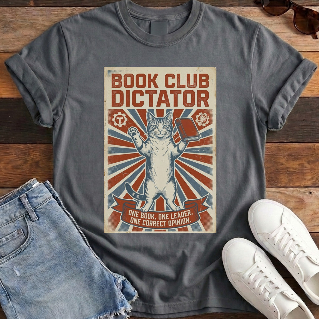 Book Club Dictator Tee - Graphite