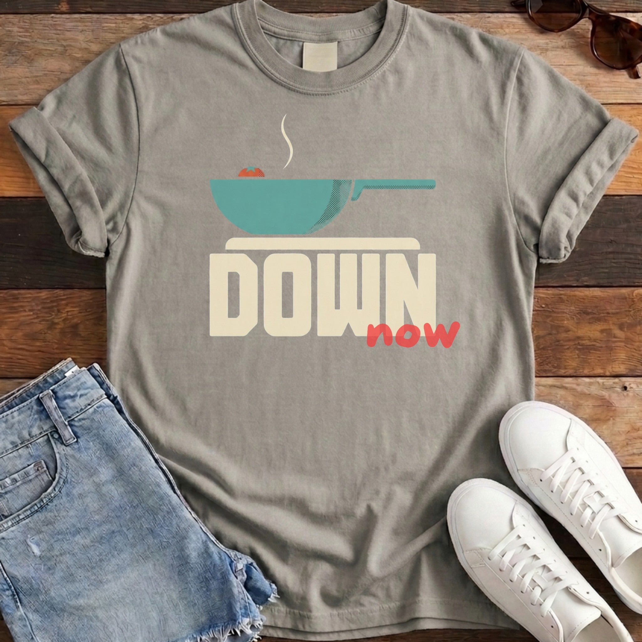 Simmer Down Tee - Grey