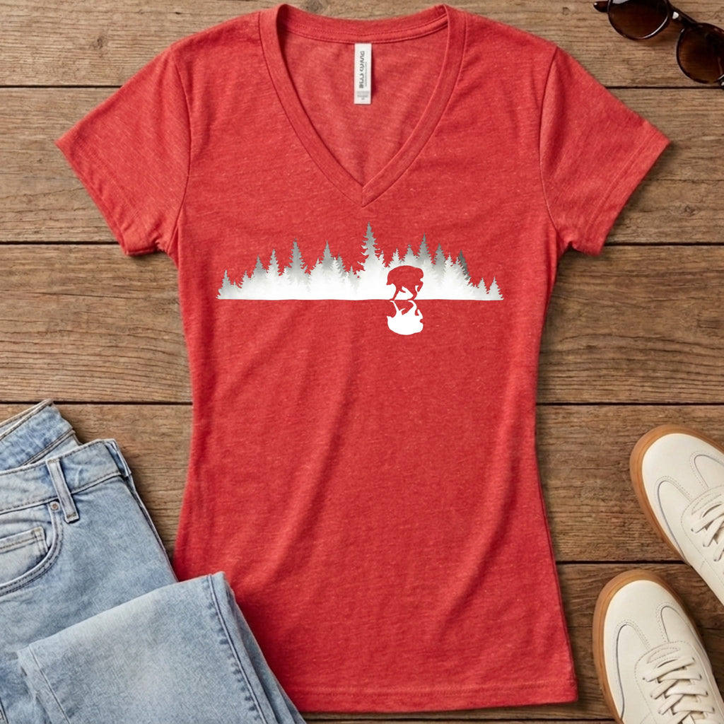 Jimothy Real Forest Women's V-Neck
